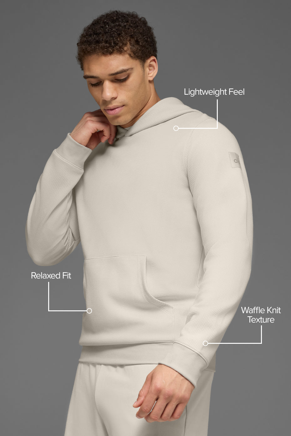 Alo Yoga Waffle Lounge Hoodie