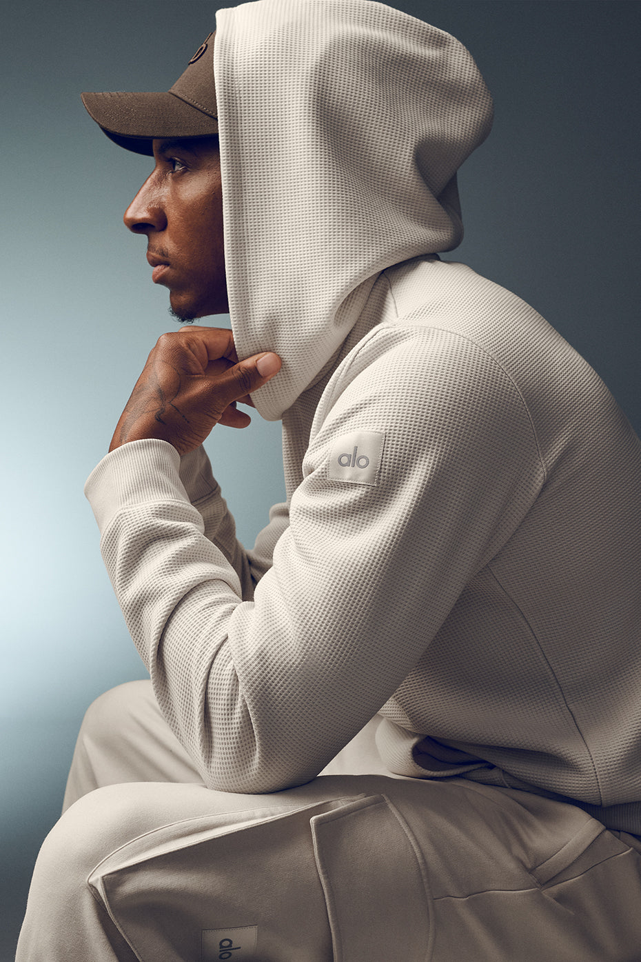 Alo Yoga Waffle Lounge Hoodie