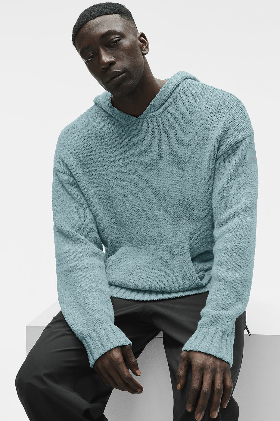 Alo Yoga Textured Knit Hoodie