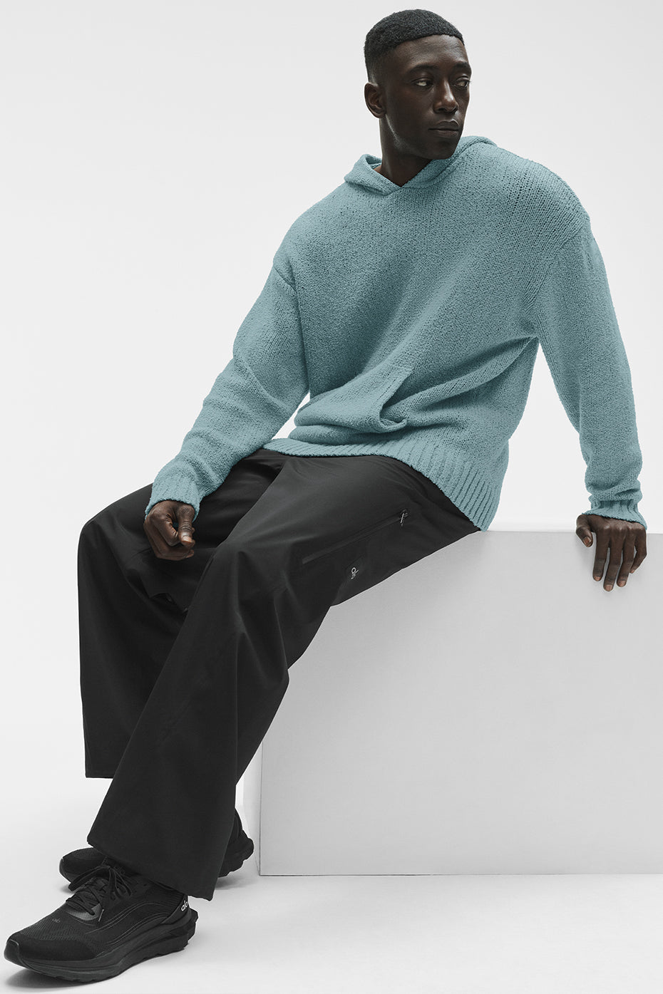 Alo Yoga Textured Knit Hoodie