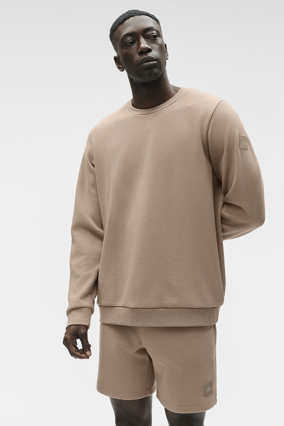 Alo Yoga Waffle Lounge Long Sleeve Crew