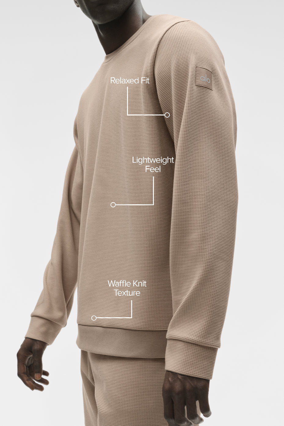 Alo Yoga Waffle Lounge Long Sleeve Crew