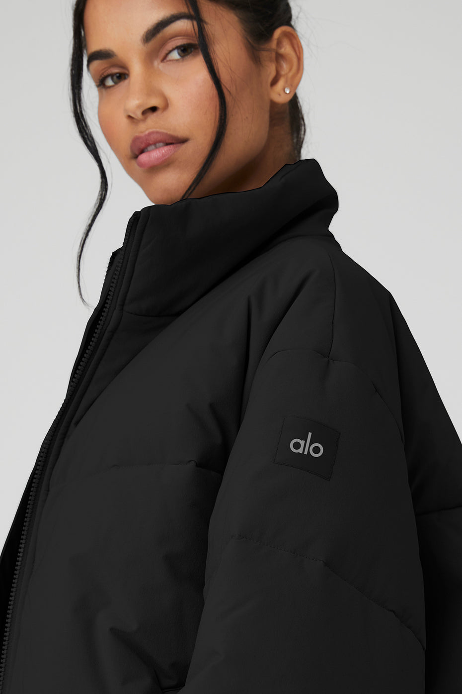Alo Yoga Women'S Stretch Woven Street Puffer
