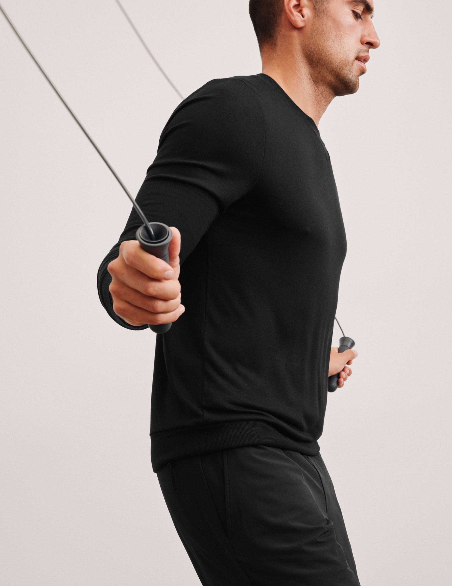 Beyond Yoga Always Beyond Mens Crew Pullover