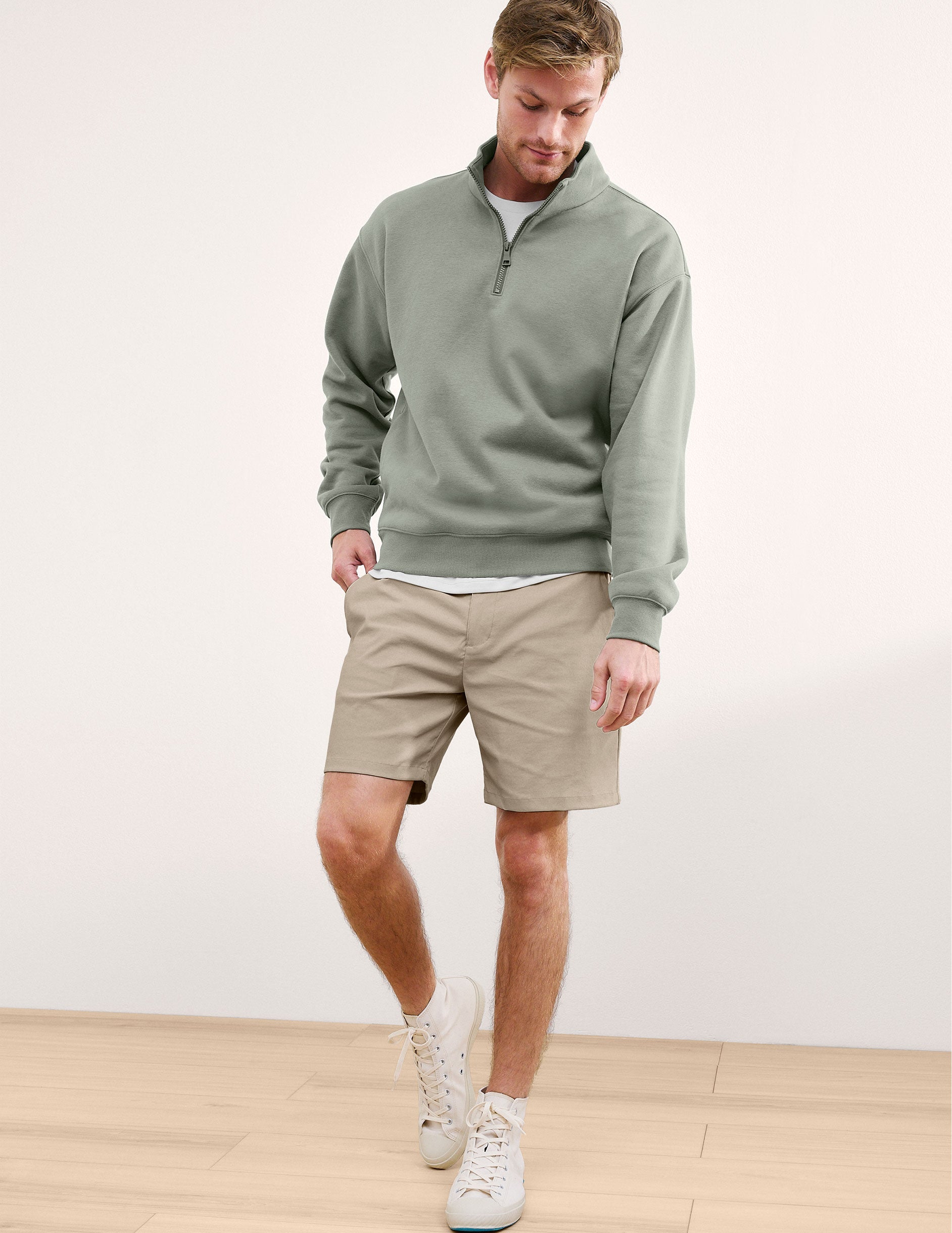 Beyond Yoga Element Mens Chino Short 7