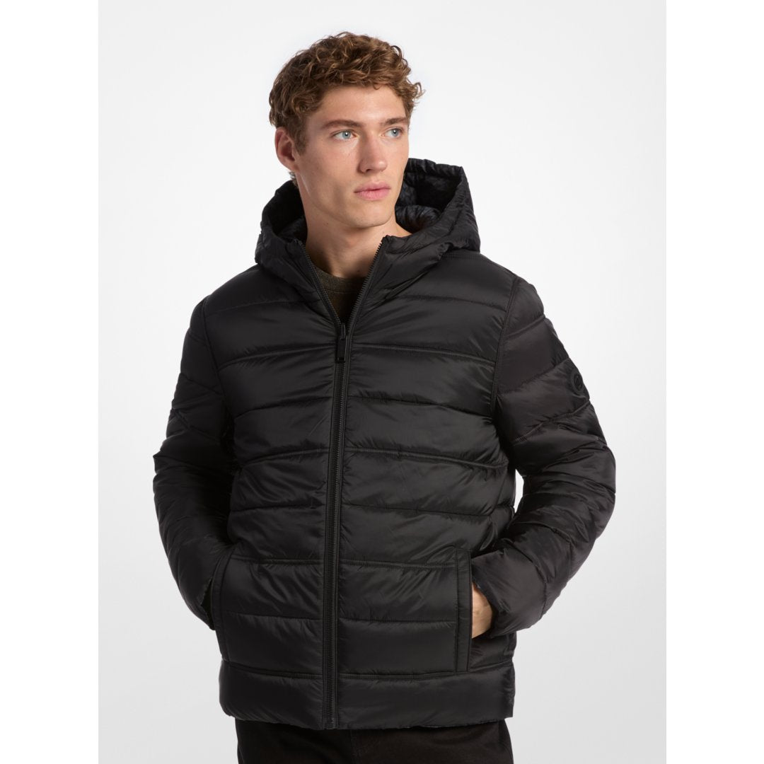 Michael Kors Signature Logo Reversible Jacket BLACK