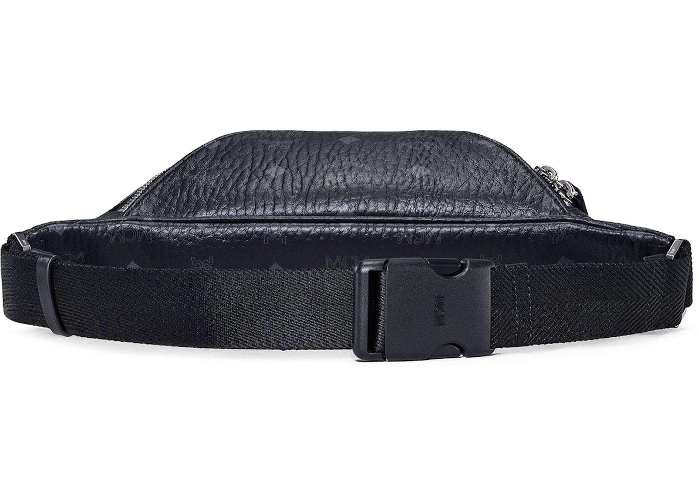 Mcm Slim Fursten Belt Bag Small Visetos Black