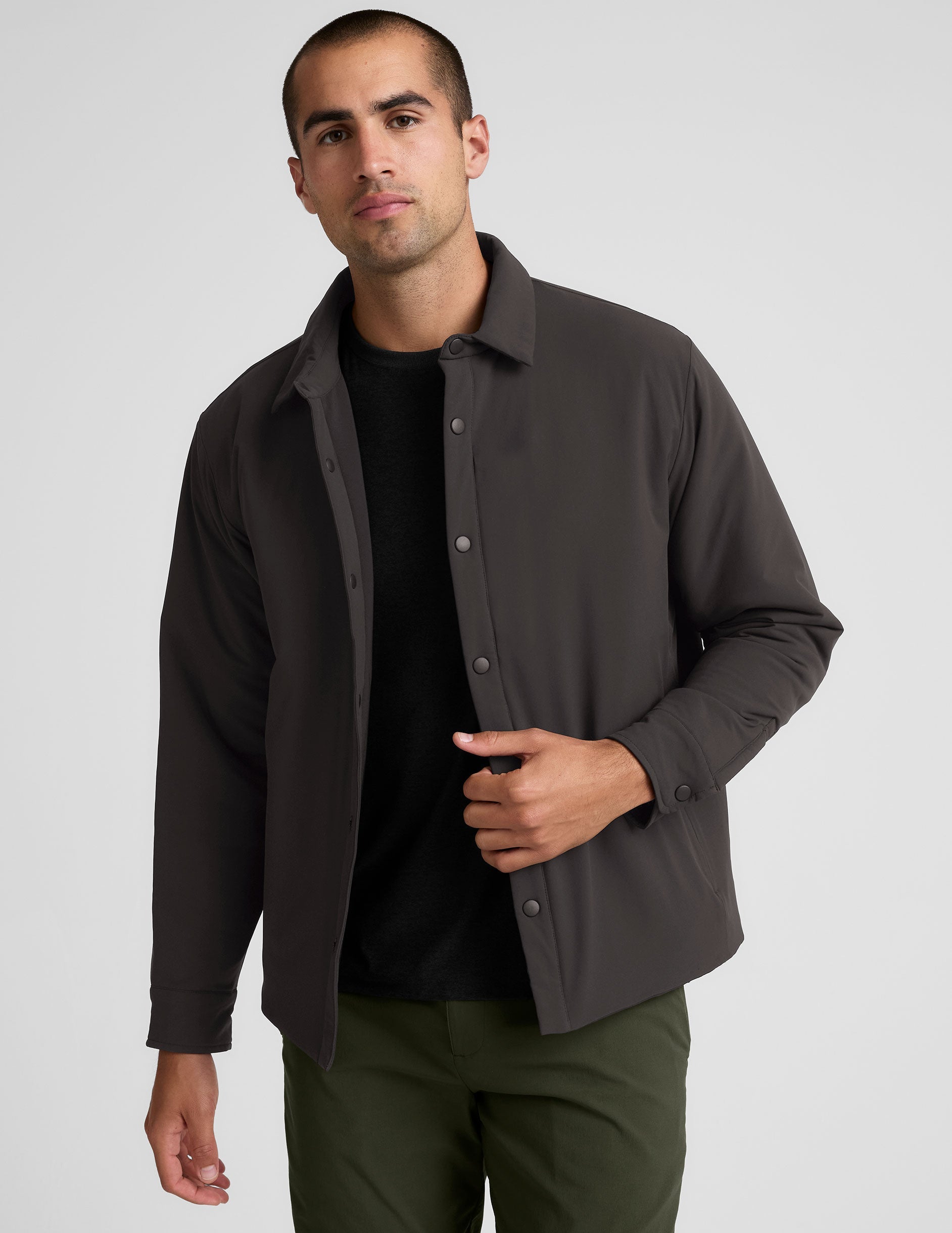 Beyond Yoga In Flight Insulated Mens Shirt Jacket