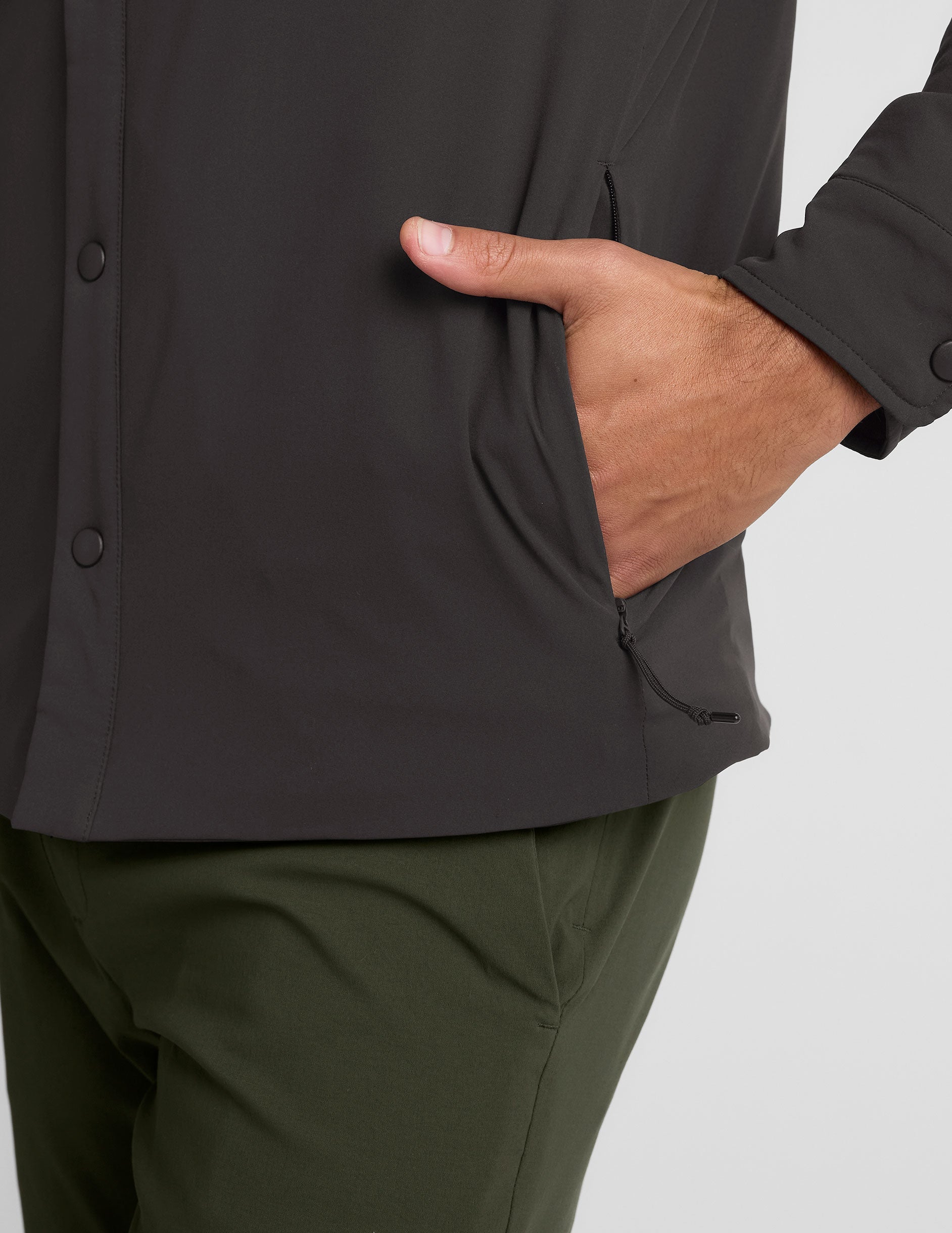 Beyond Yoga In Flight Insulated Mens Shirt Jacket