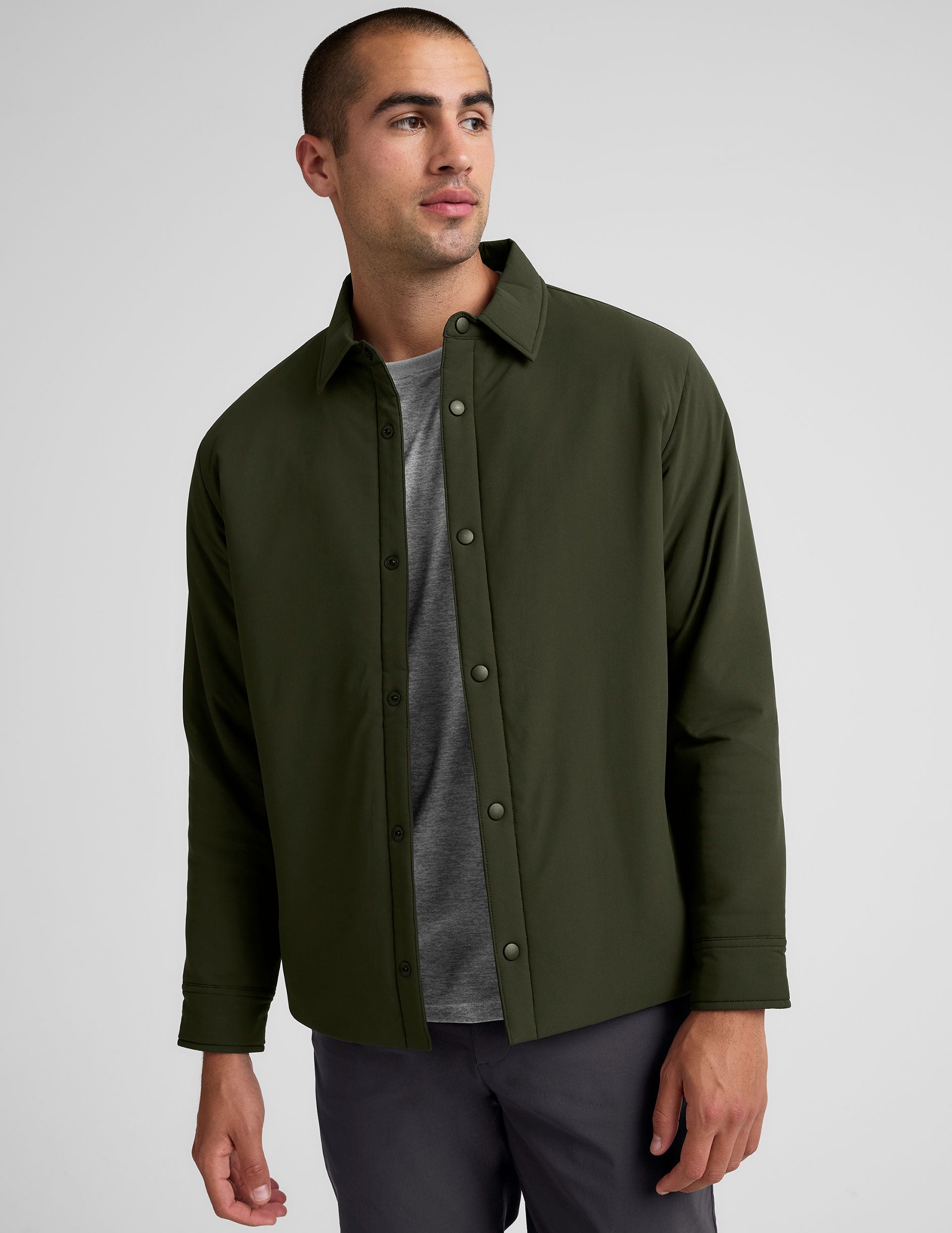 Beyond Yoga In Flight Insulated Mens Shirt Jacket