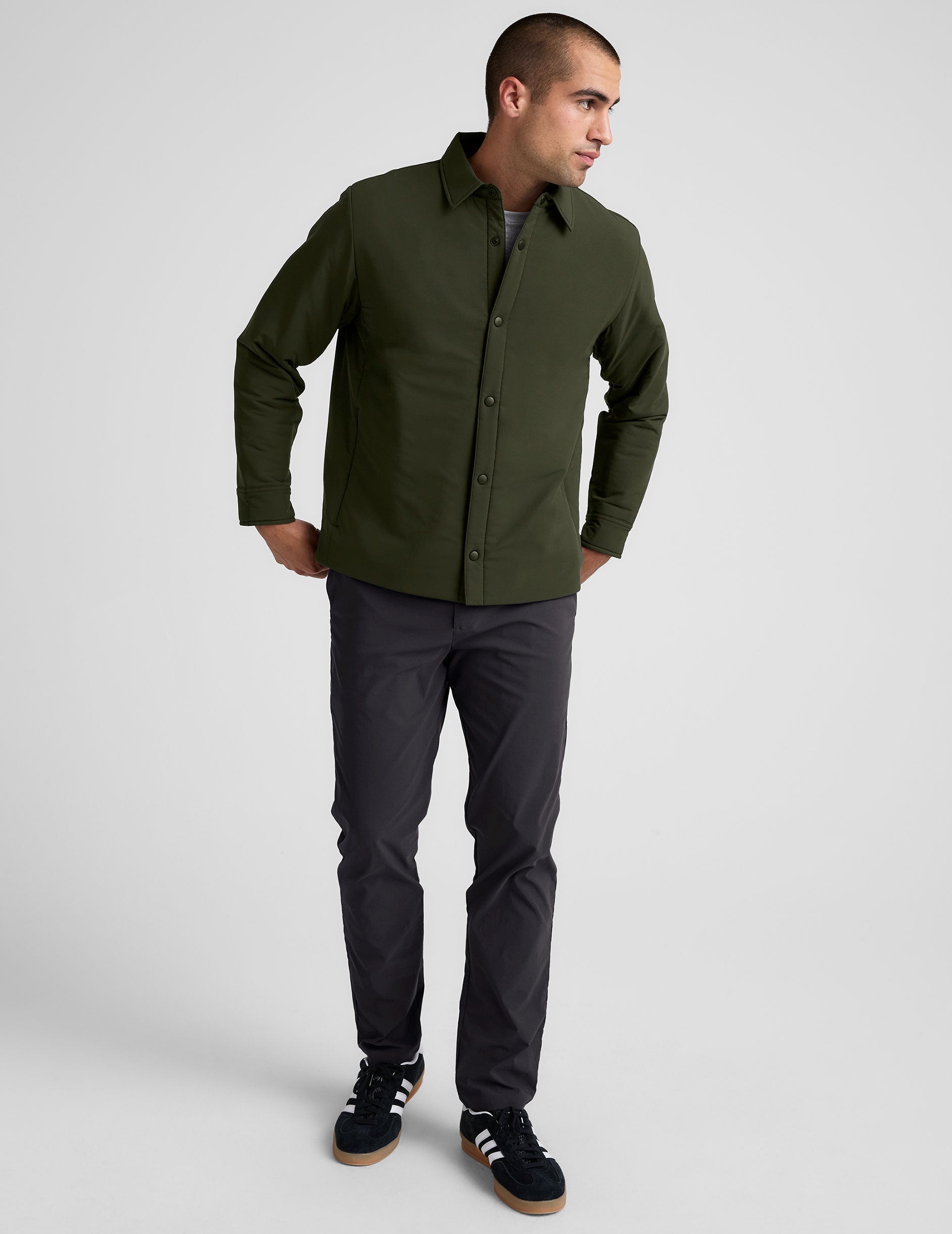 Beyond Yoga In Flight Insulated Mens Shirt Jacket