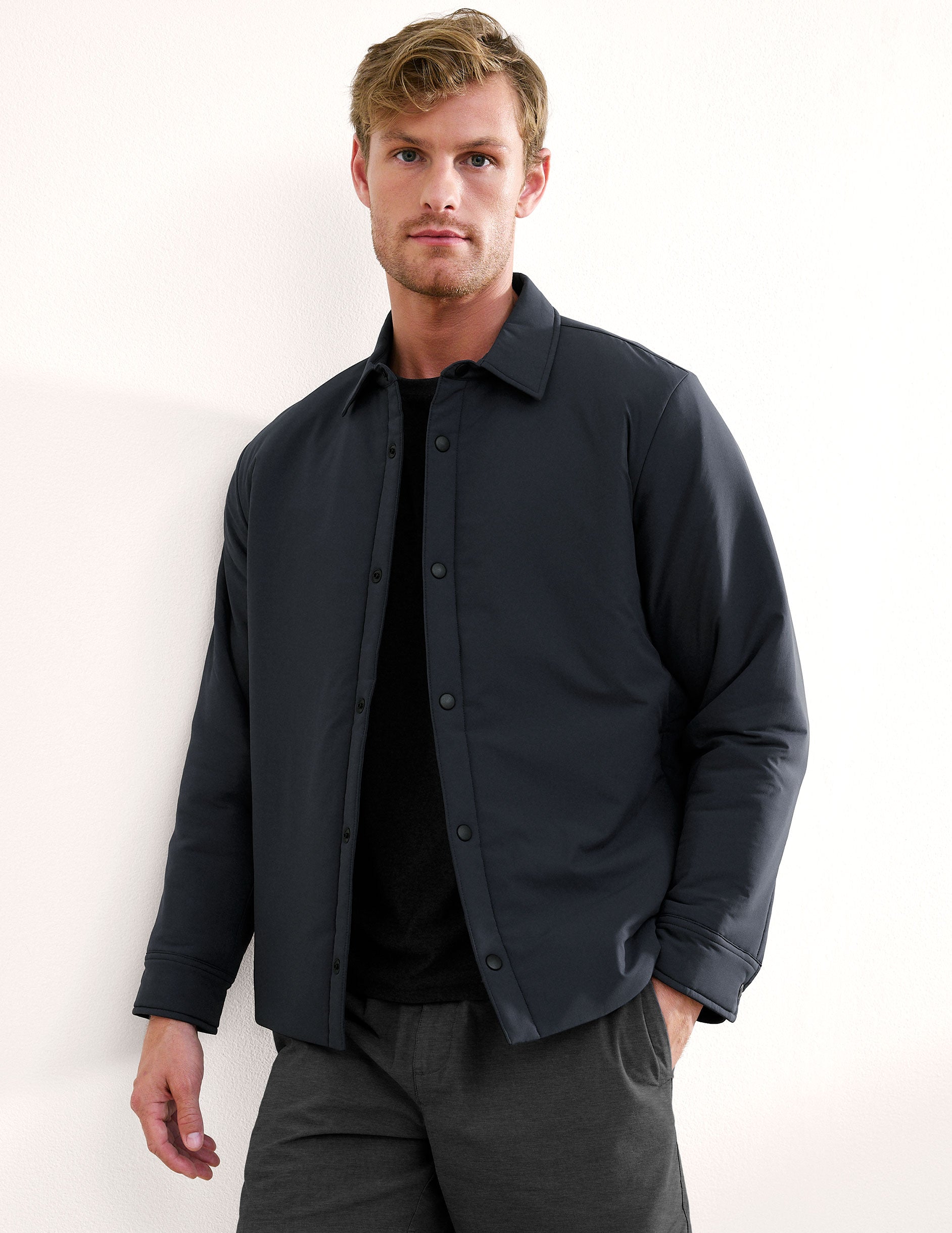 Beyond Yoga In Flight Insulated Mens Shirt Jacket