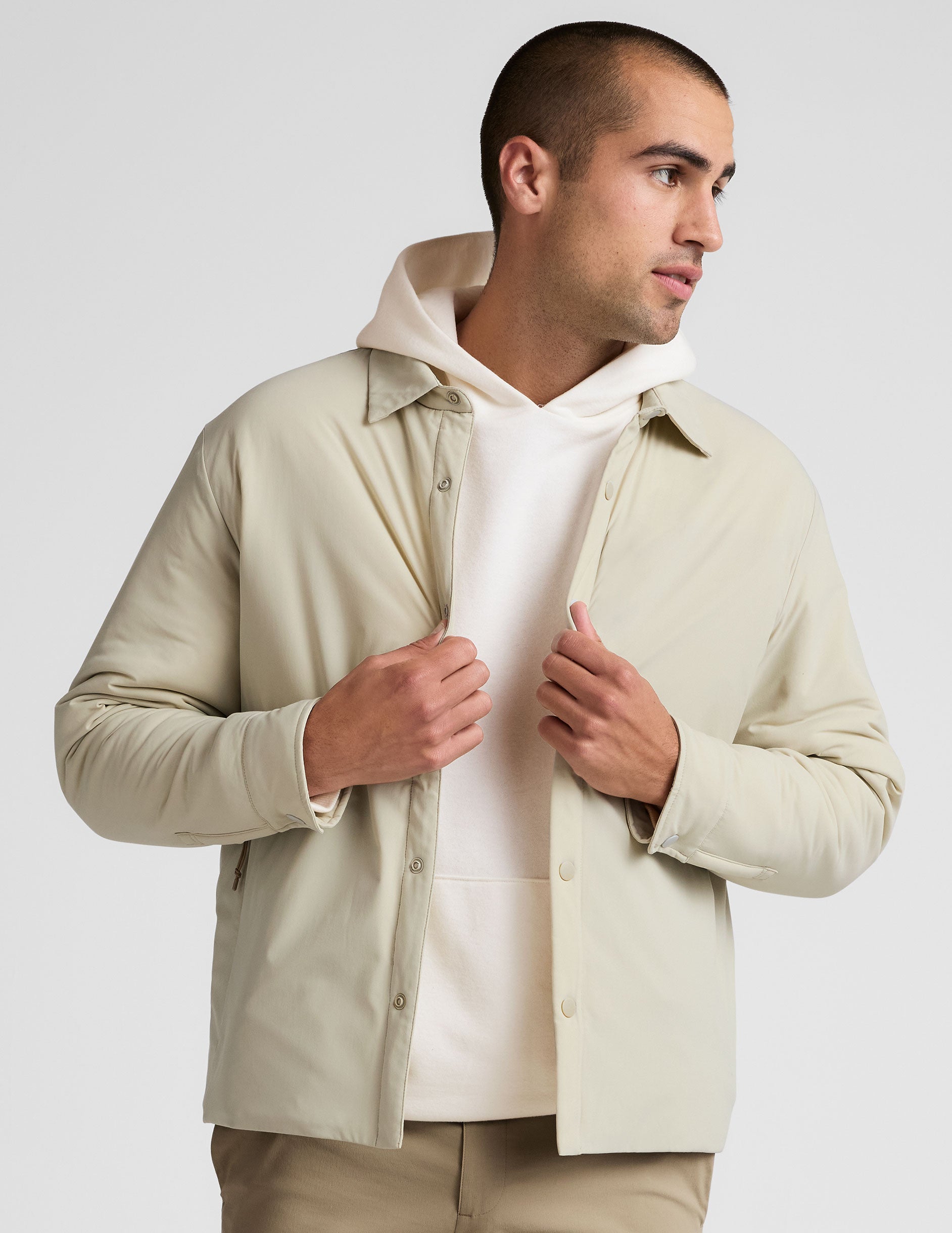 Beyond Yoga In Flight Insulated Mens Shirt Jacket