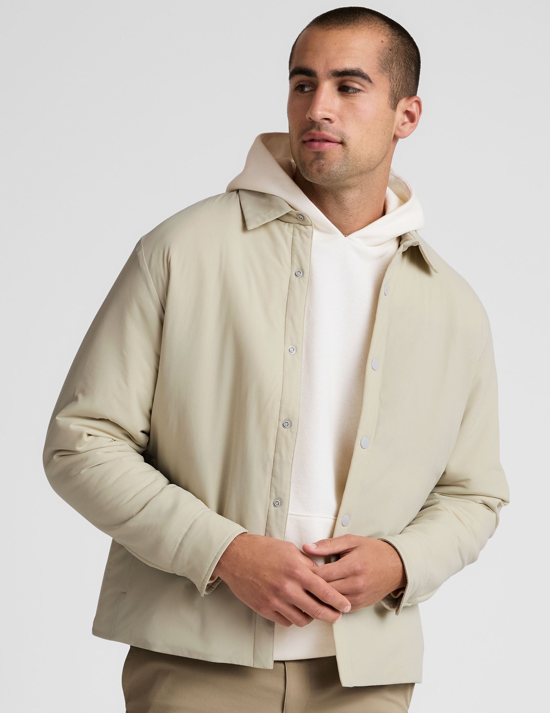 Beyond Yoga In Flight Insulated Mens Shirt Jacket