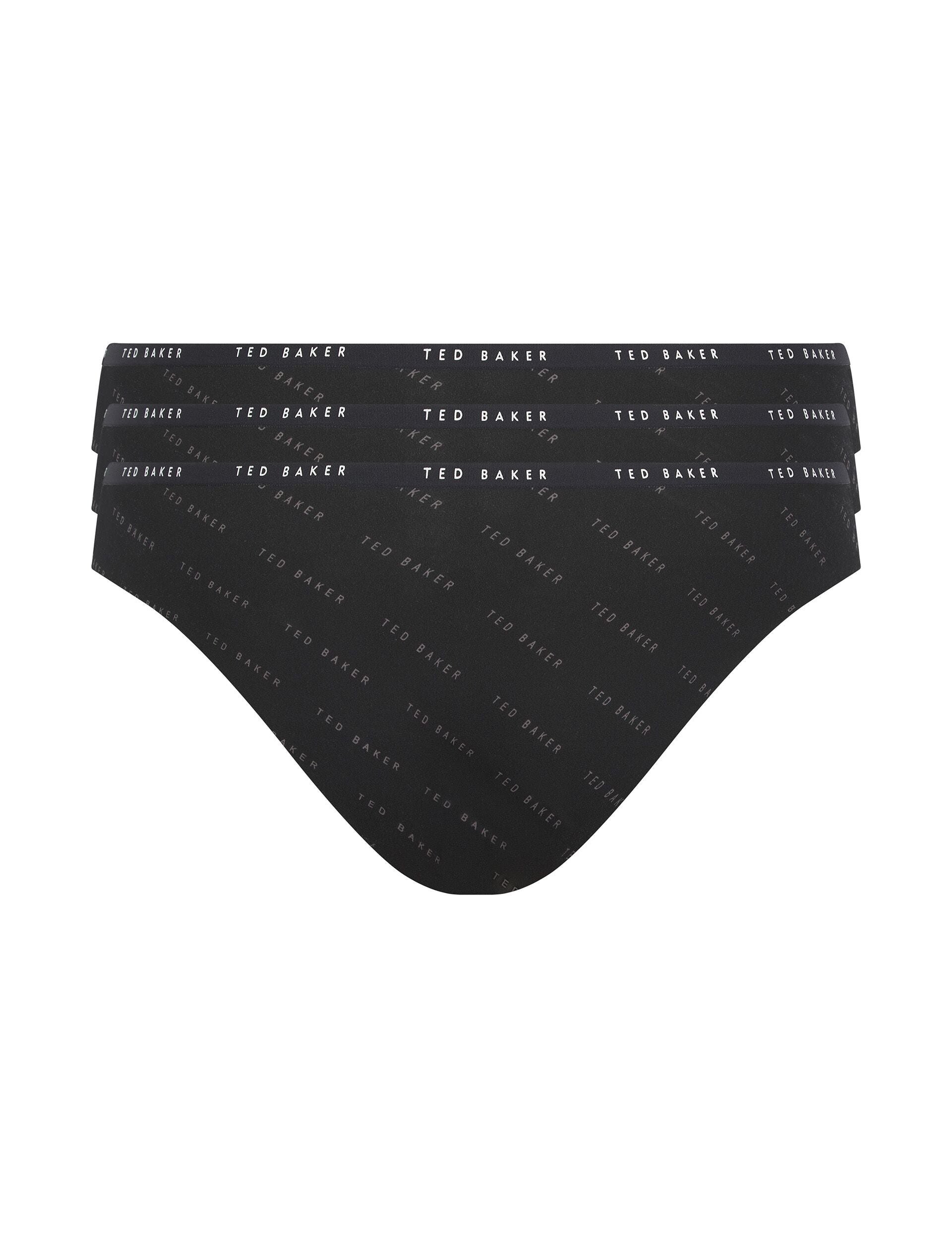 Ted Baker Mila 3Pack Branded Noshow Bikini Briefs Women's