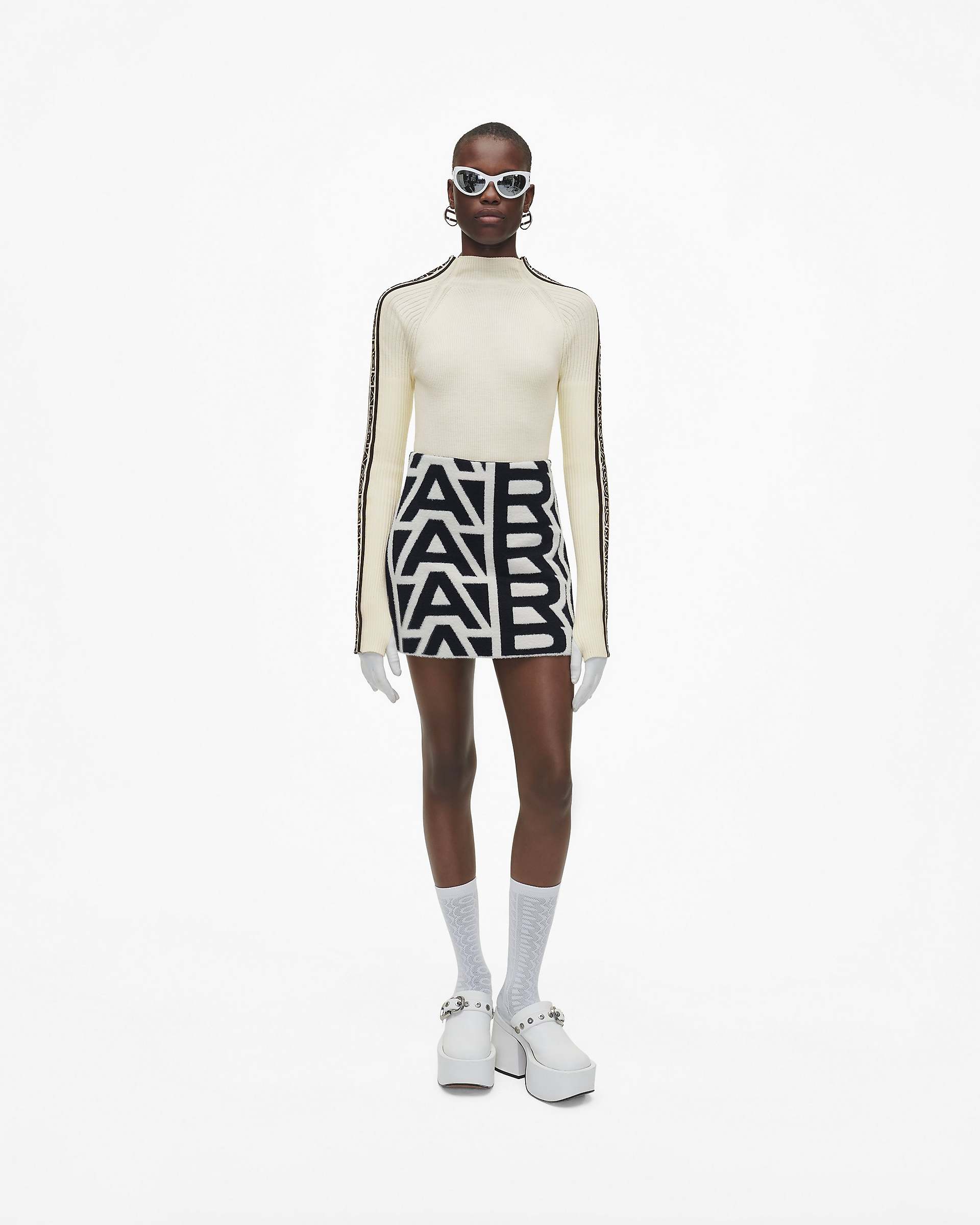 Marc Jacobs Marc Jacobs The J Marc Leather Clog White White