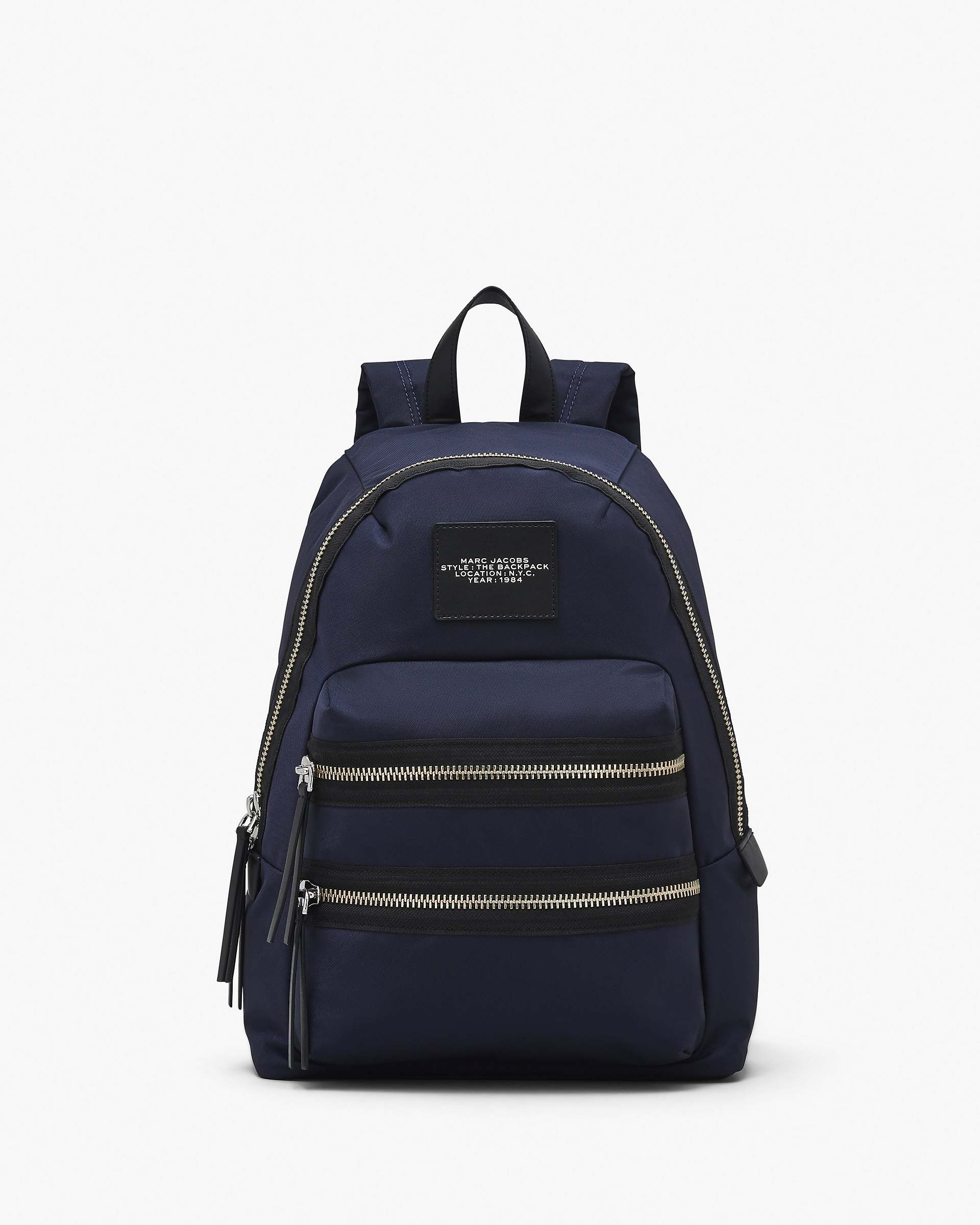 Marc Jacobs Marc Jacobs The Biker Nylon Medium Backpack Midnight Blue Midnight Blue