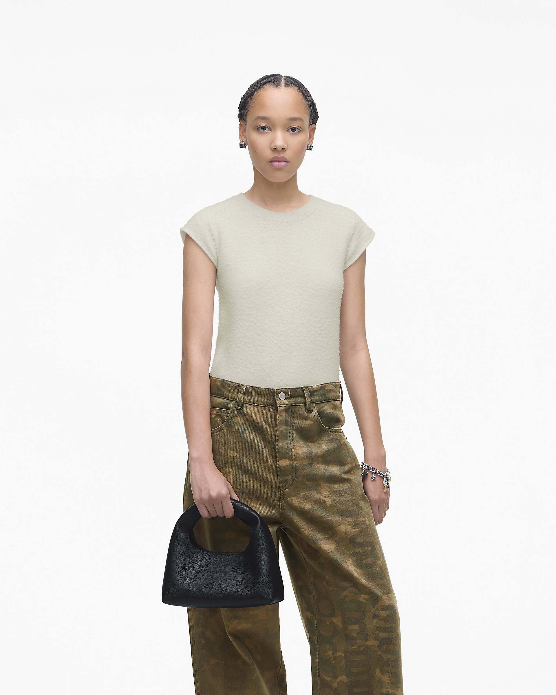 Marc Jacobs Marc Jacobs The Mini Sack Bag Tonal Black Tonal Black