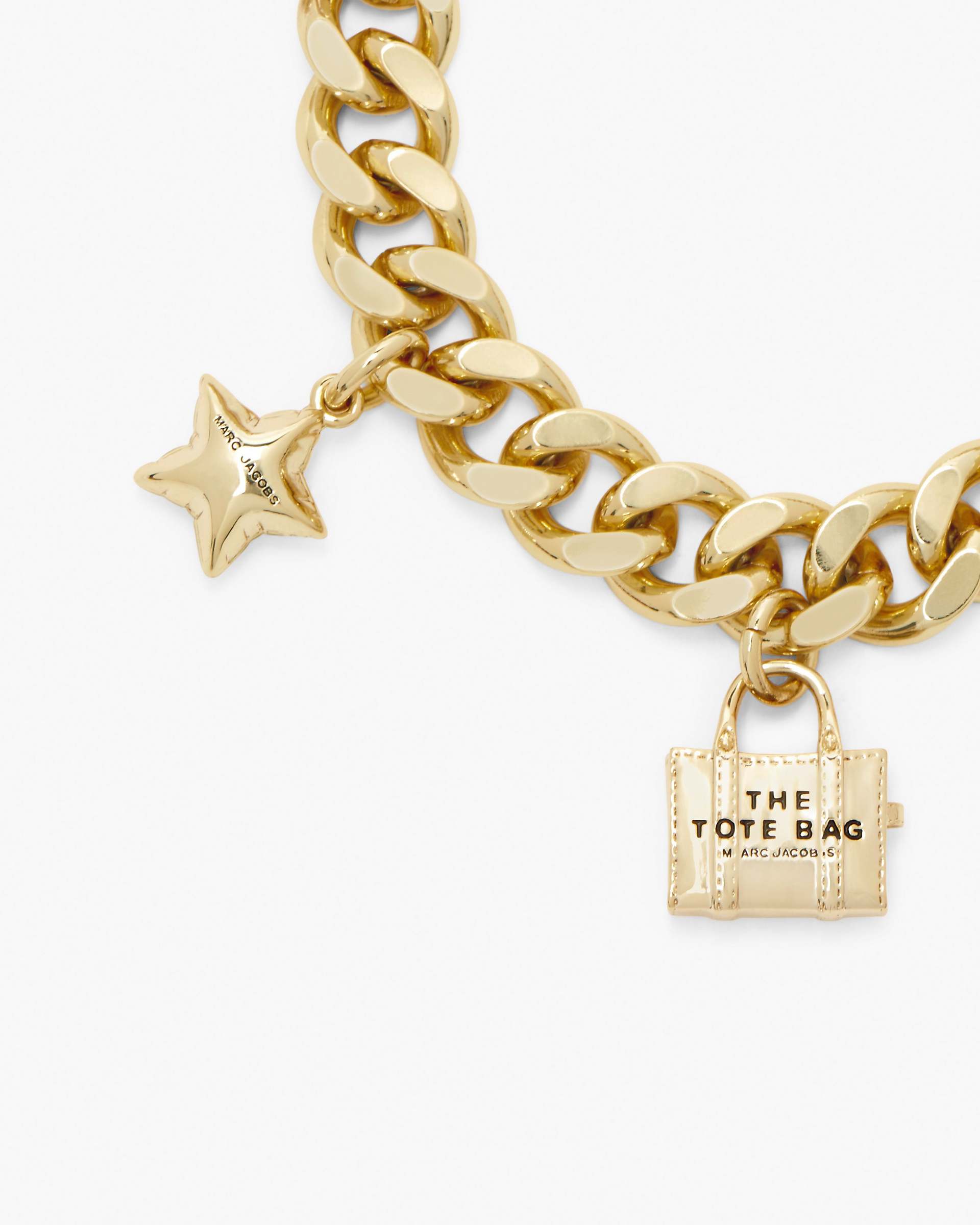 Marc Jacobs Marc Jacobs The Mini Icon Charm Bracelet Light Antique Gold Light Antique Gold