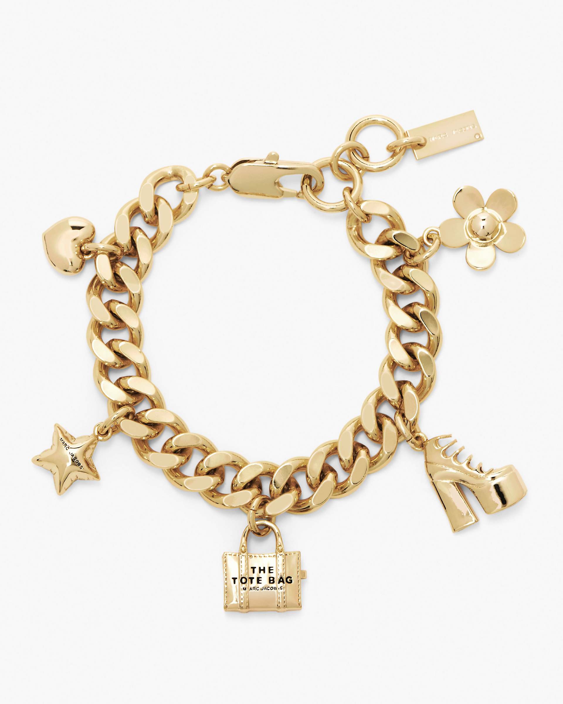 Marc Jacobs Marc Jacobs The Mini Icon Charm Bracelet Light Antique Gold Light Antique Gold