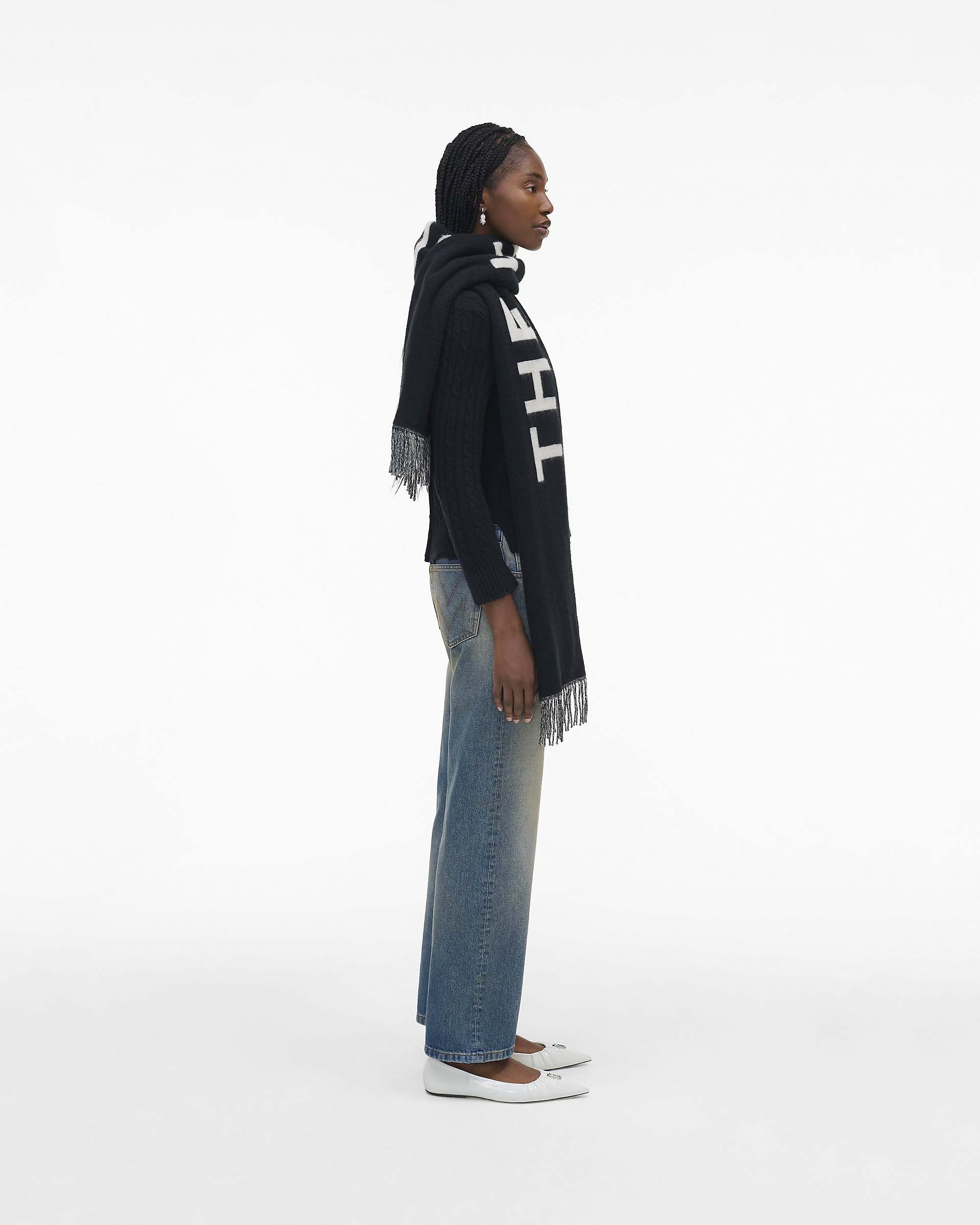 Marc Jacobs Marc Jacobs The Scarf Black Black