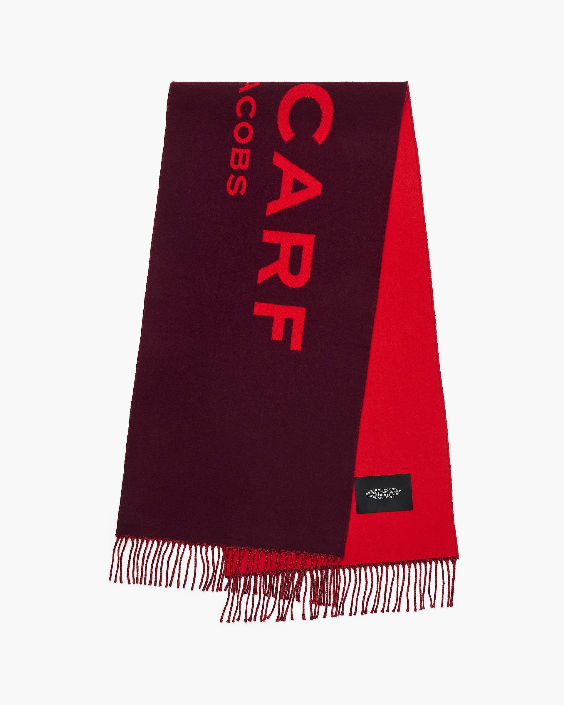 Marc Jacobs Marc Jacobs The Scarf Dark Plum Dark Plum