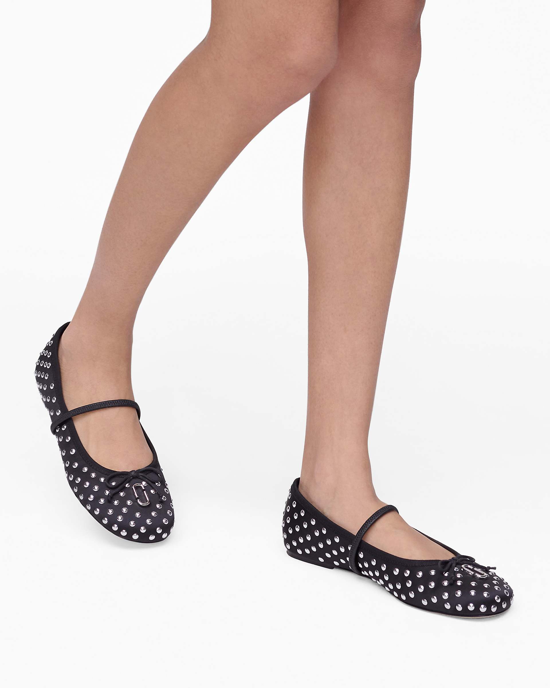 Marc Jacobs Marc Jacobs The Studded Sabrina Ballerina Black Multi Black Multi