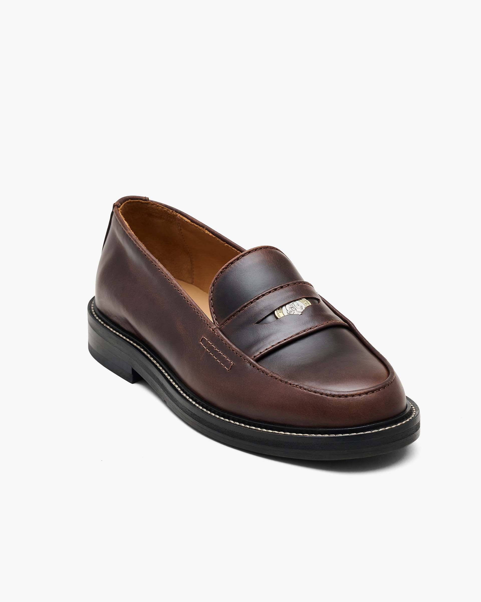 Marc Jacobs Marc Jacobs The A.P.C X Marc Jacobs Penny Loafer Dark Brown Dark Brown