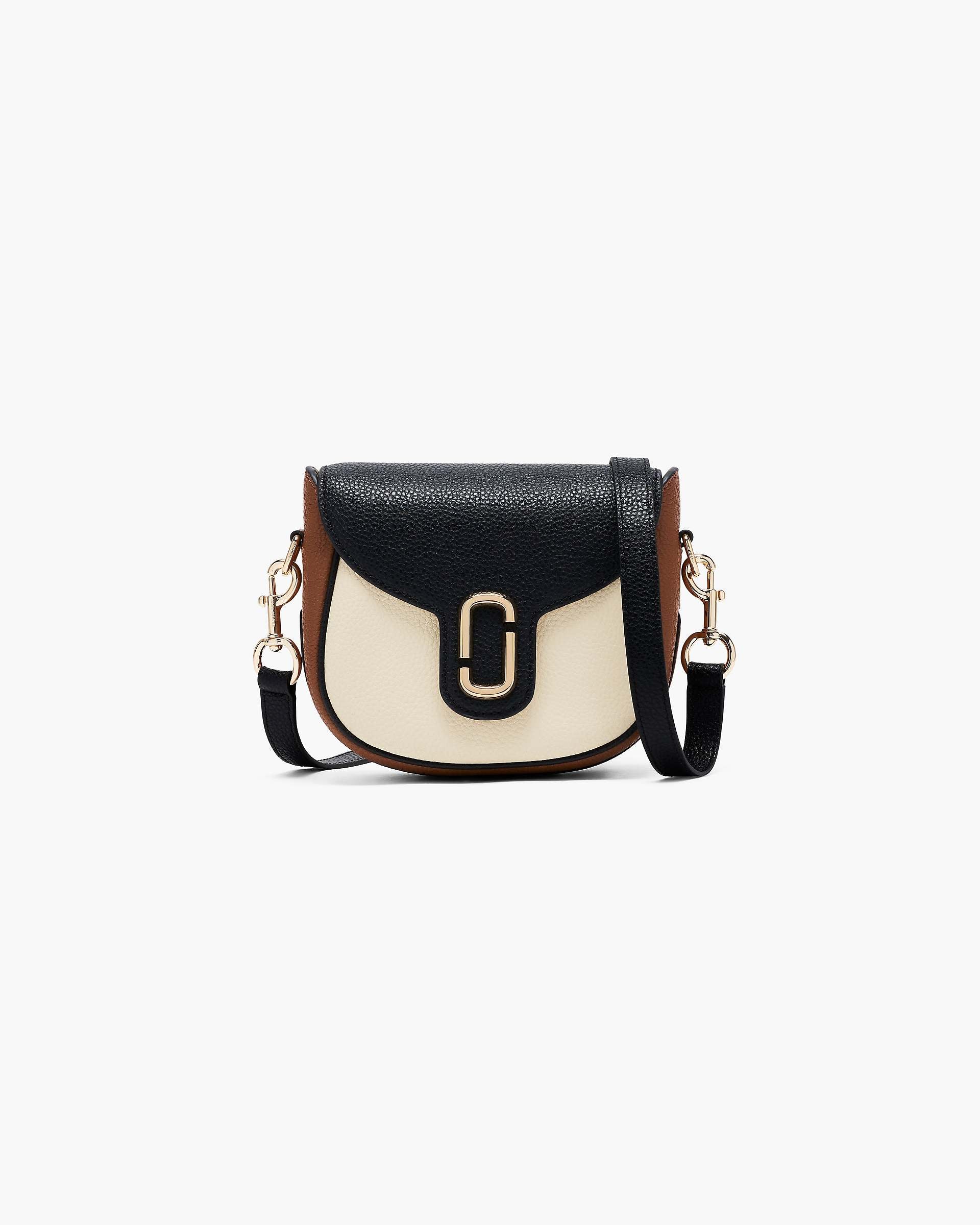 Marc Jacobs Marc Jacobs The Colorblock Pebble Saddle Bag Cloud White Multi Cloud White Multi