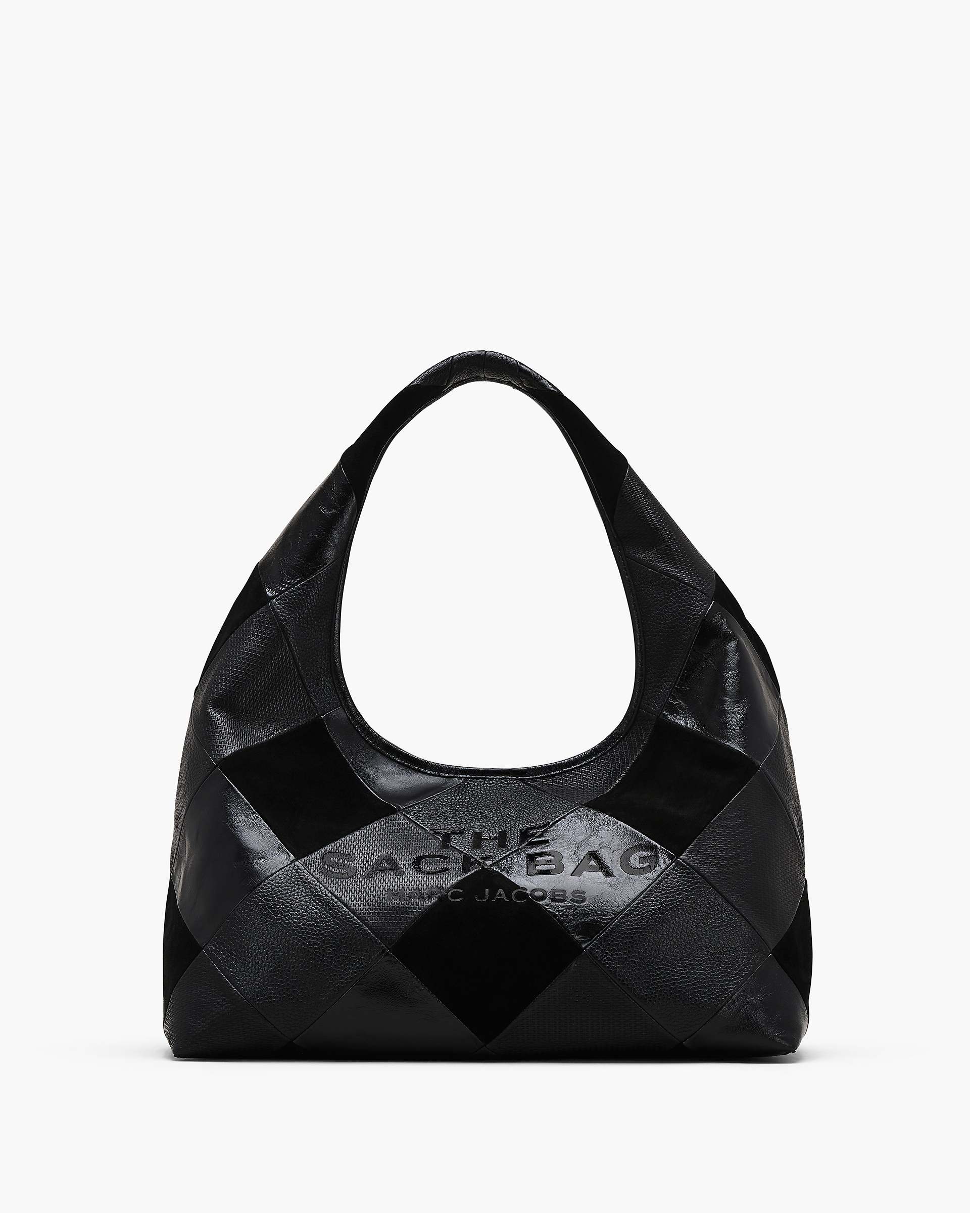 Marc Jacobs Marc Jacobs The Suede Patchwork Sack Bag Black Multi Black Multi