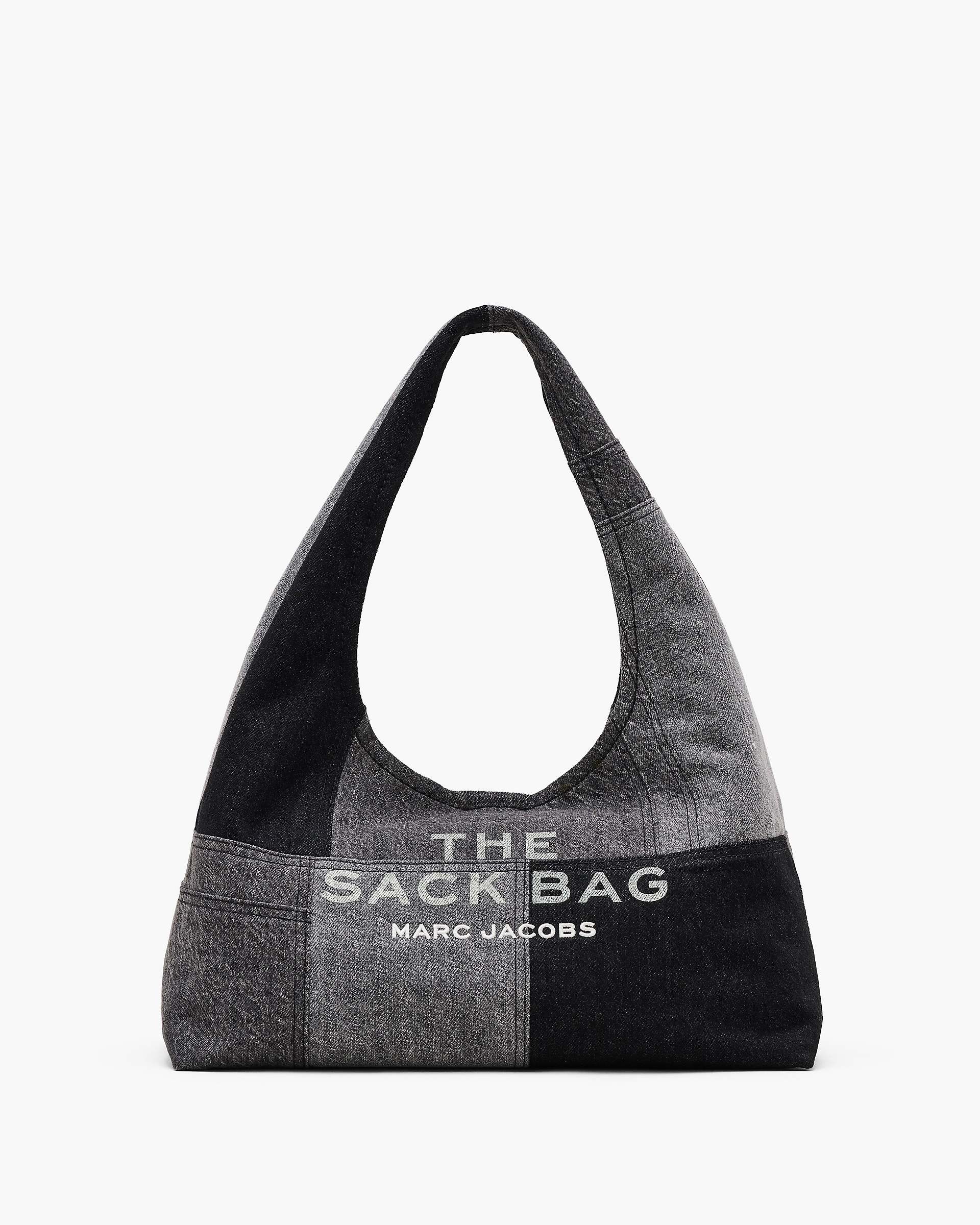 Marc Jacobs Marc Jacobs The Patchwork Denim Sack Bag Black Denim Black Denim