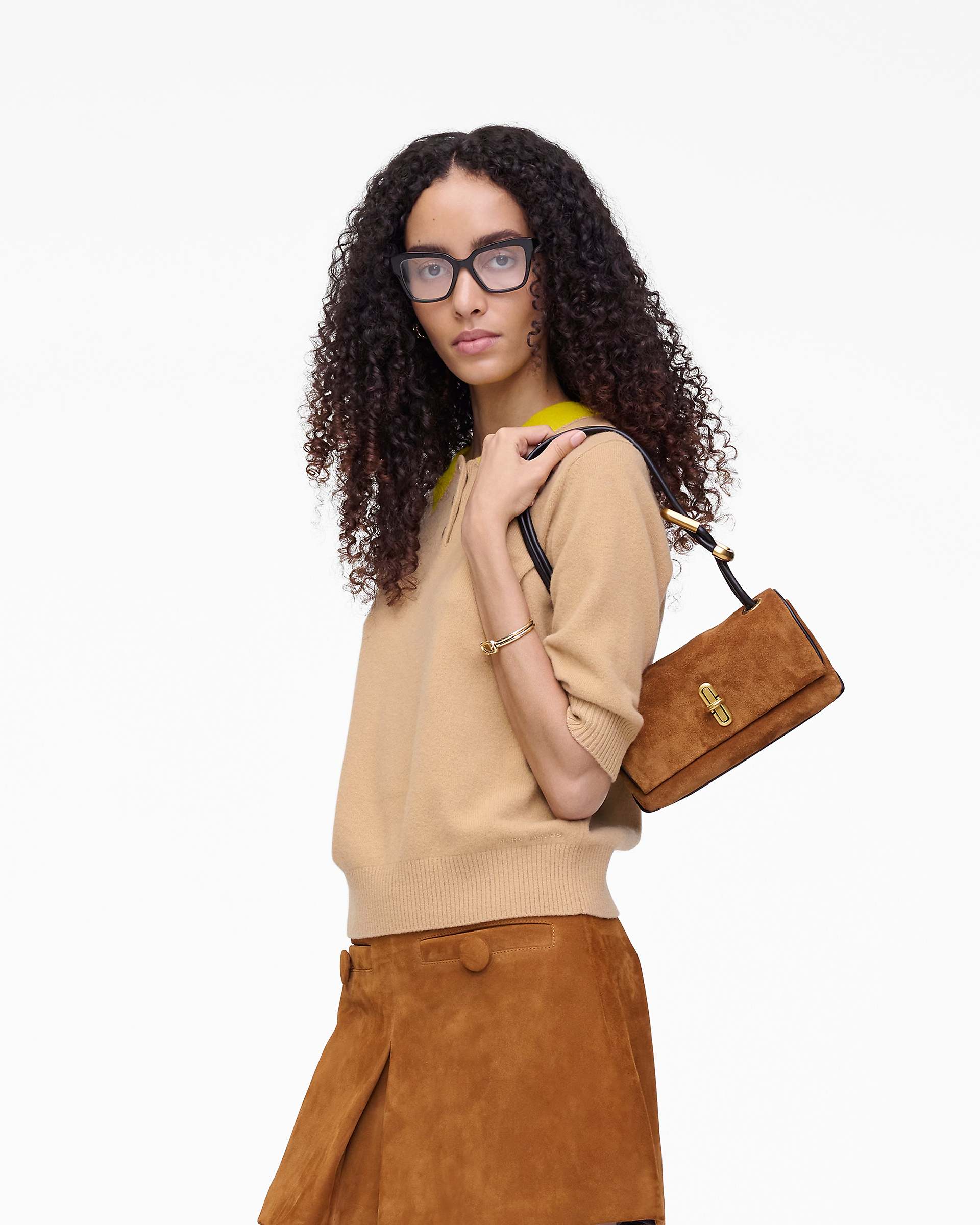 Marc Jacobs Marc Jacobs The Suede Mini Dual Shoulder Bag Copper Copper