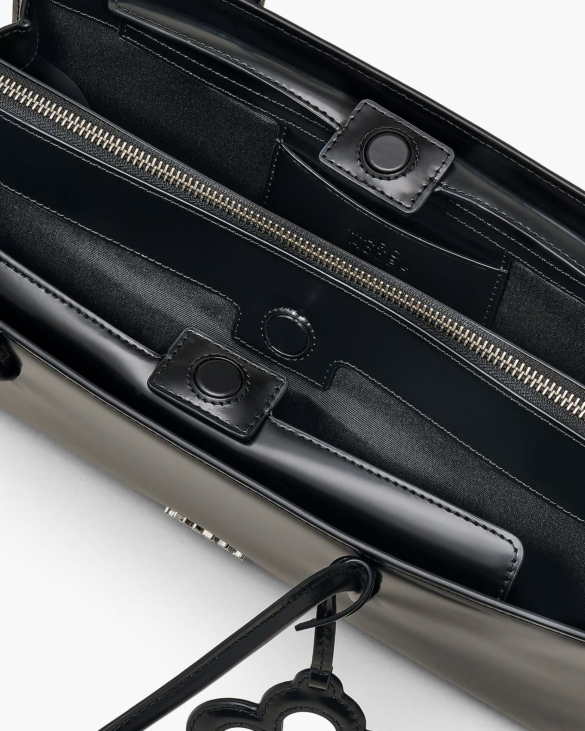 Marc Jacobs Marc Jacobs The Glam Mirror Satchel Black Black