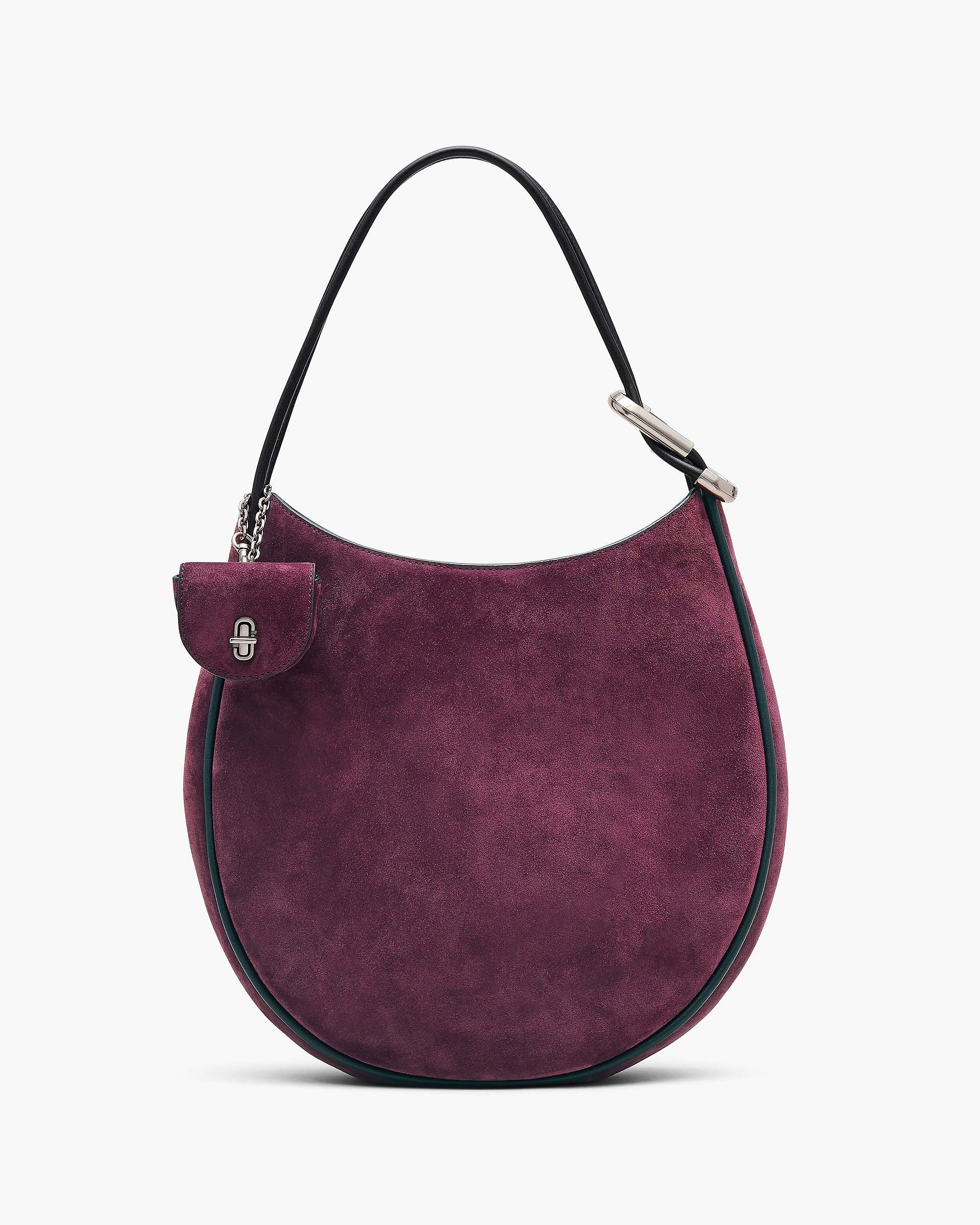 Marc Jacobs Marc Jacobs The Suede Large Dual Hobo Dark Plum Dark Plum