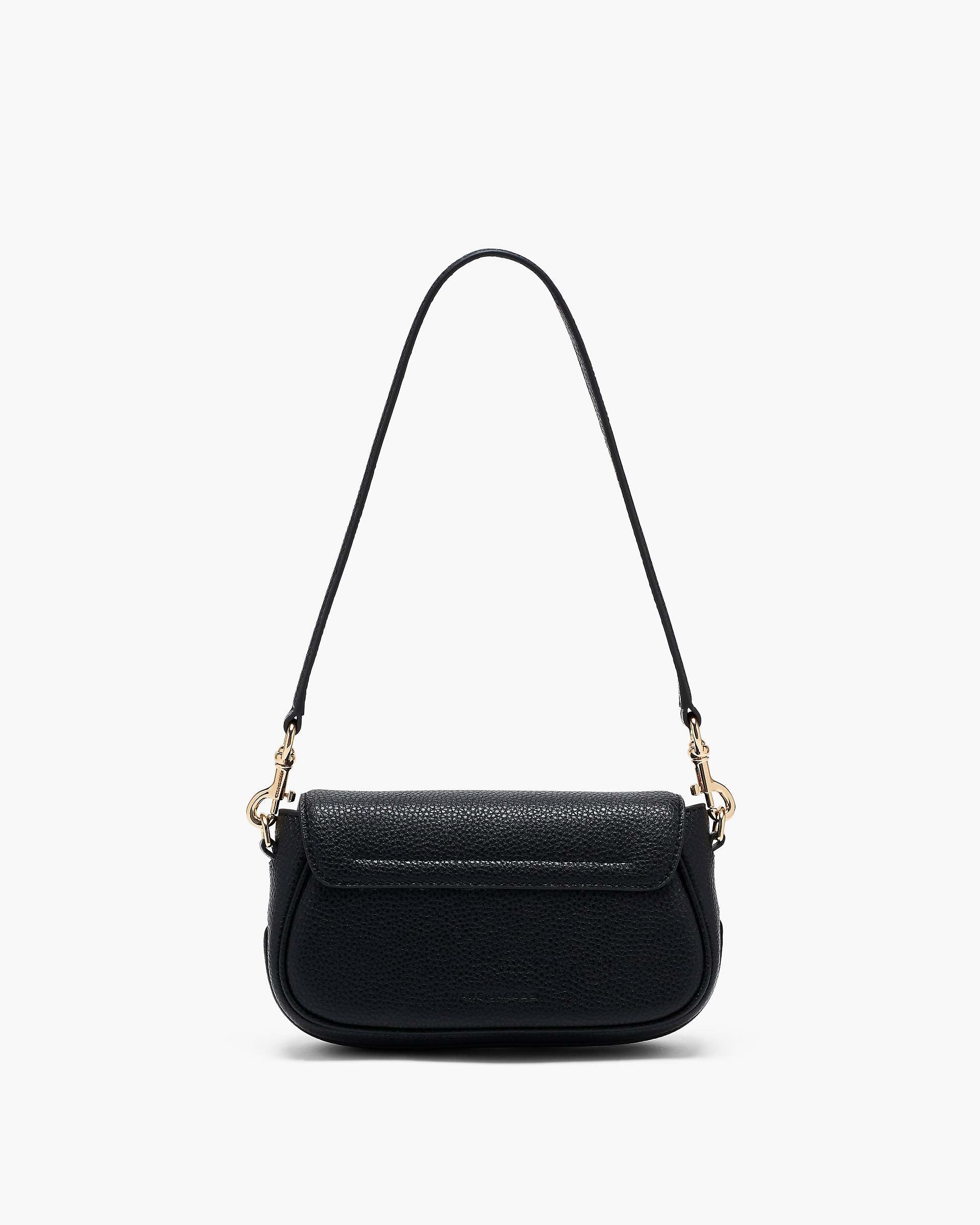 Marc Jacobs Marc Jacobs The Pebble Clover Shoulder Bag Black Black