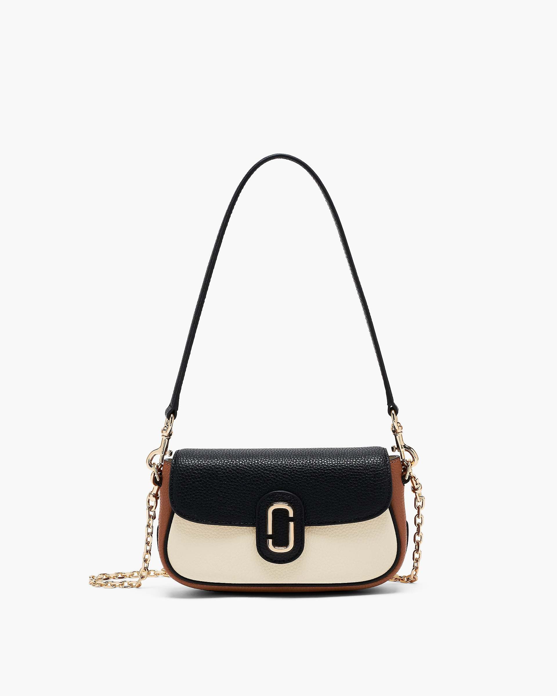 Marc Jacobs Marc Jacobs The Colorblock Pebble Clover Shoulder Bag Cloud White Multi Cloud White Multi