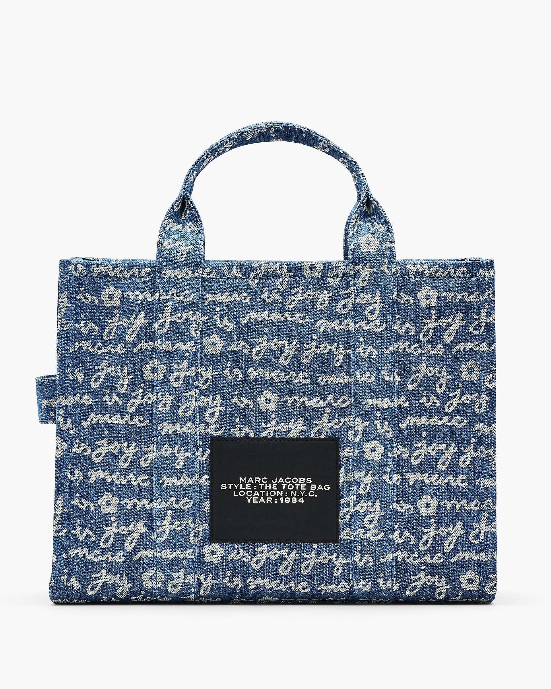 Marc Jacobs Marc Jacobs The Joy Denim Medium Tote Bag Indigo Multi Indigo Multi