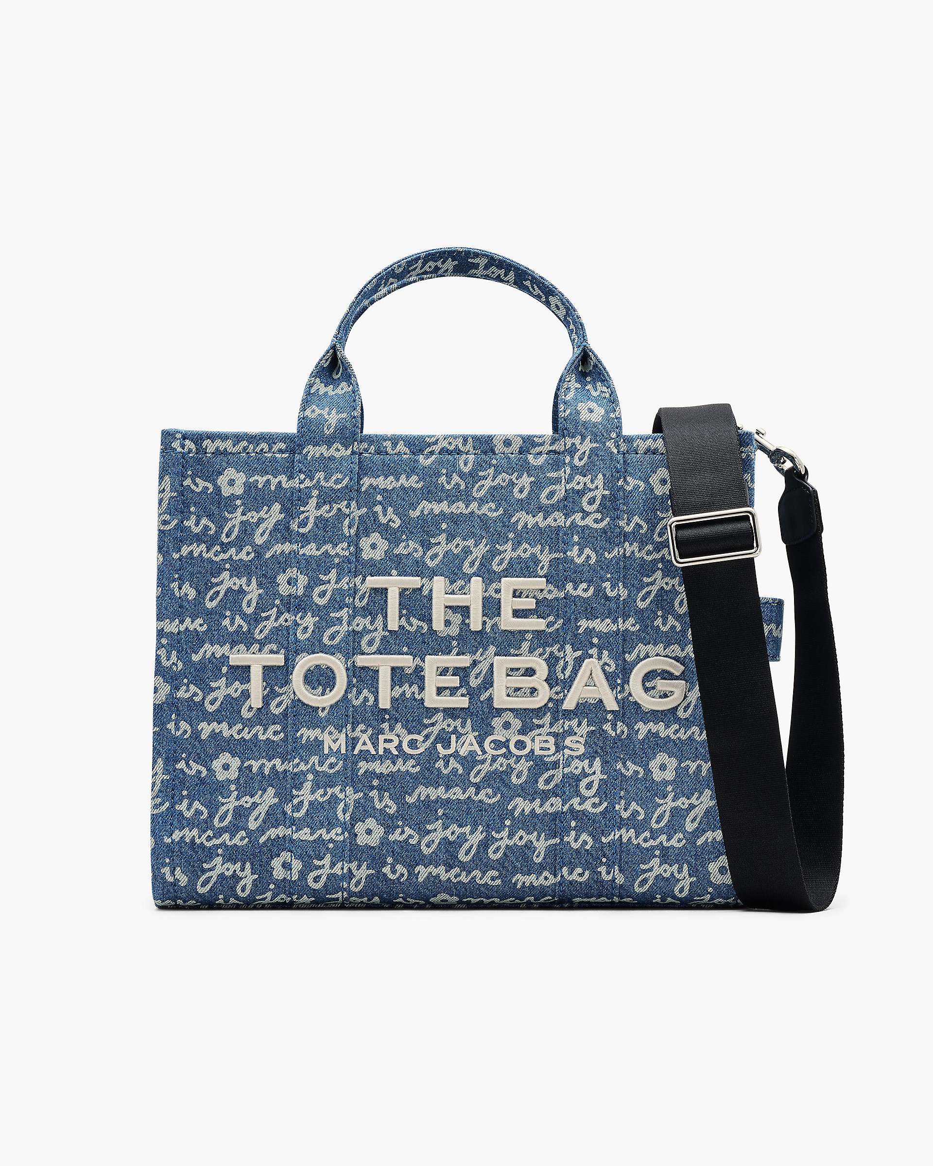 Marc Jacobs Marc Jacobs The Joy Denim Medium Tote Bag Indigo Multi Indigo Multi