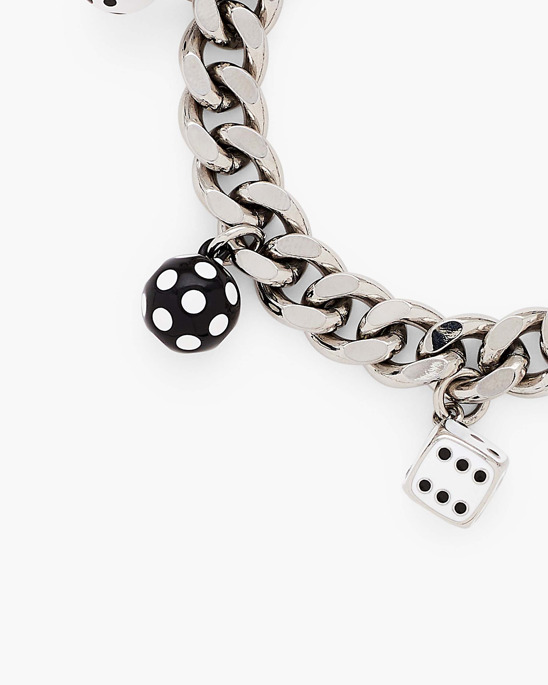 Marc Jacobs Marc Jacobs Derrick Adams X Marc Jacobs Dice Charm Bracelet Silver/Multi Silver/multi