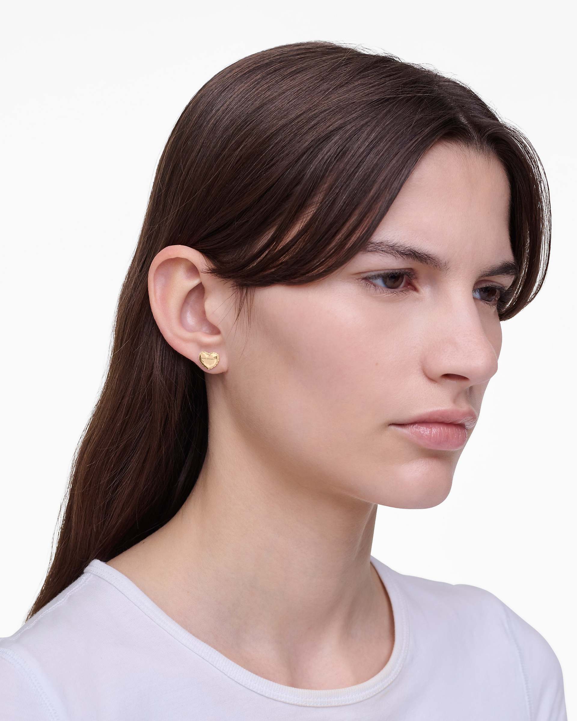 Marc Jacobs Marc Jacobs The Heart Balloon Stud Earrings Light Antique Gold Light Antique Gold