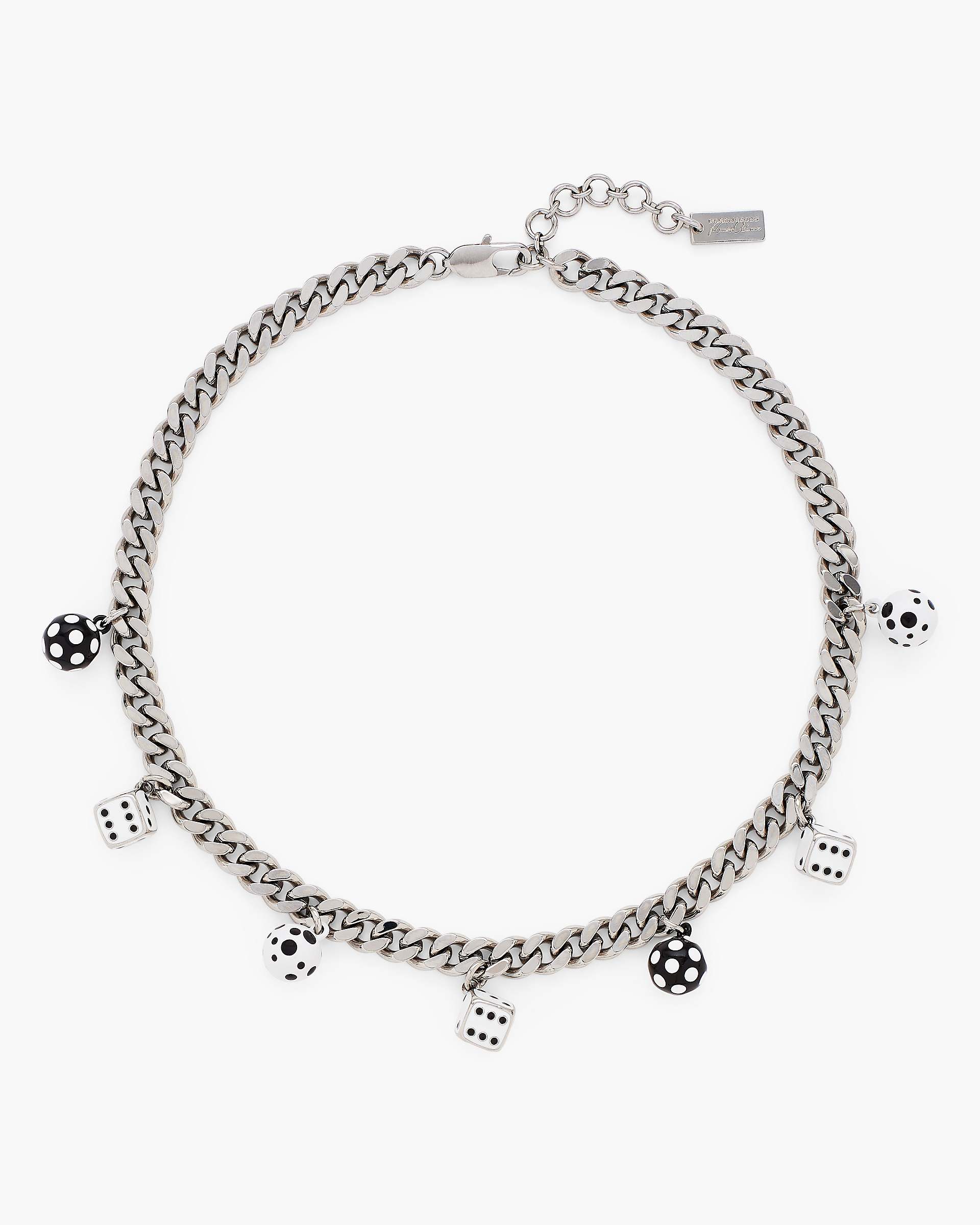Marc Jacobs Marc Jacobs Derrick Adams X Marc Jacobs Dice Charm Necklace Silver/Multi Silver/multi
