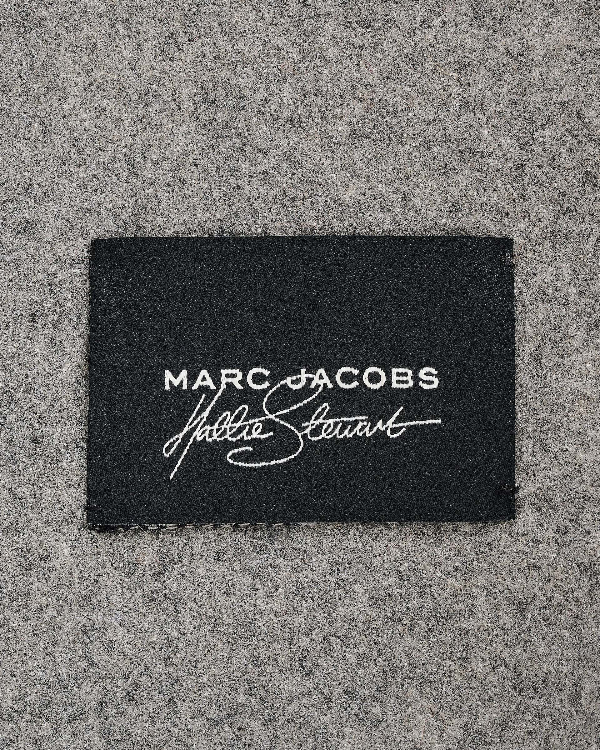 Marc Jacobs Marc Jacobs Hattie Stewart X Marc Jacobs Daisy Wool Scarf Grey Multi Grey Multi