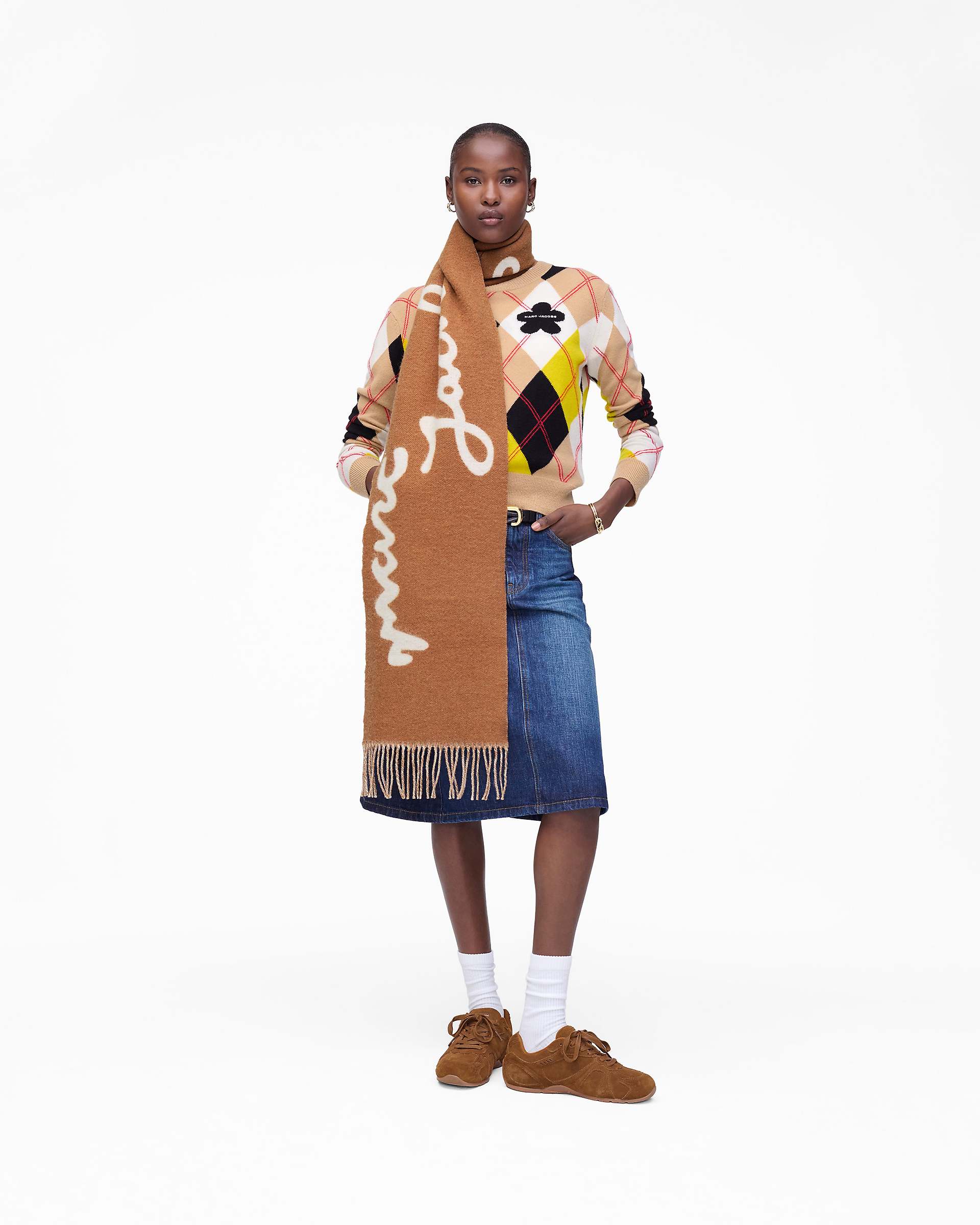 Marc Jacobs Marc Jacobs Marc Is Joy Scarf Copper Copper