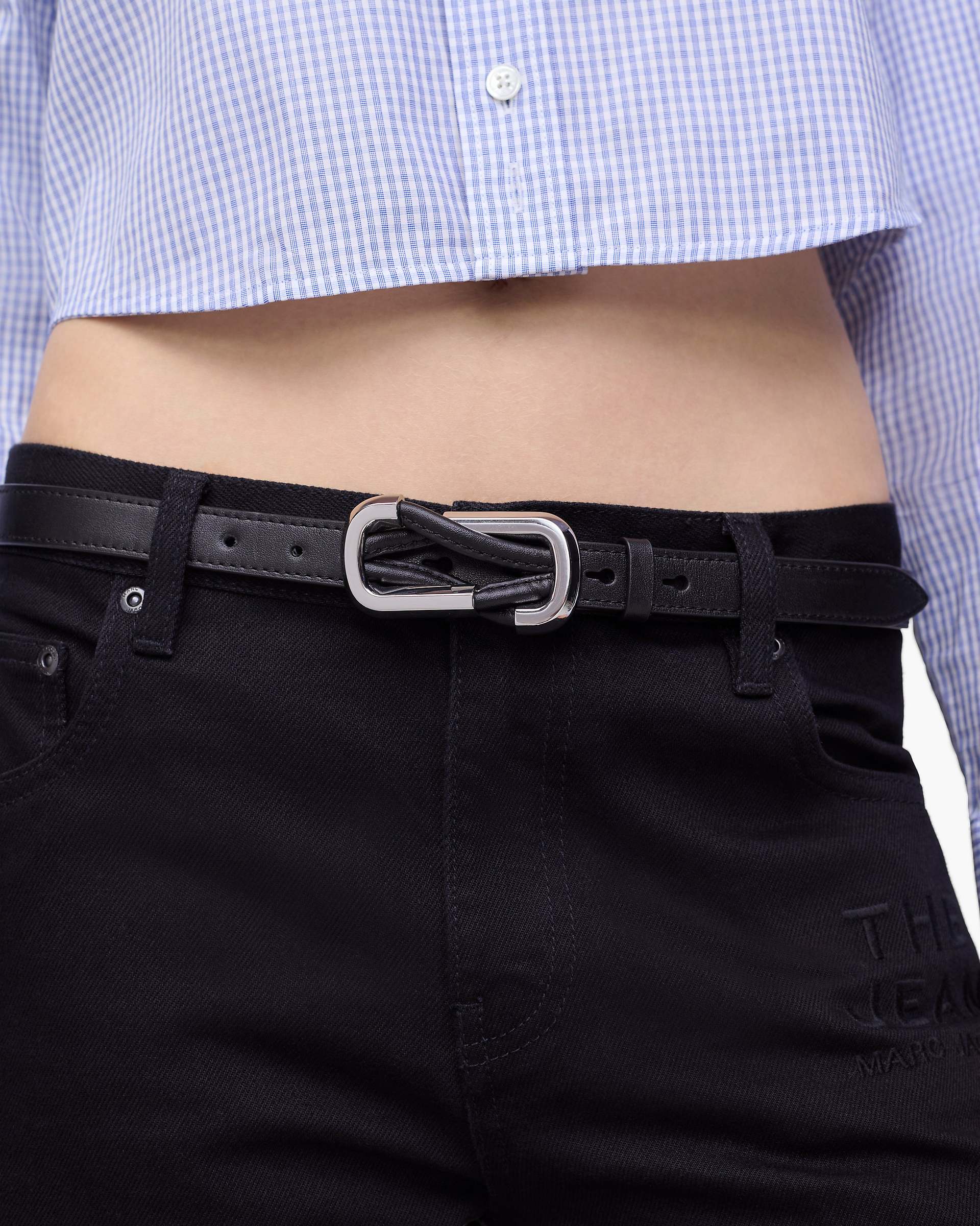 Marc Jacobs Marc Jacobs The Dual Belt Black/Silver Black/silver