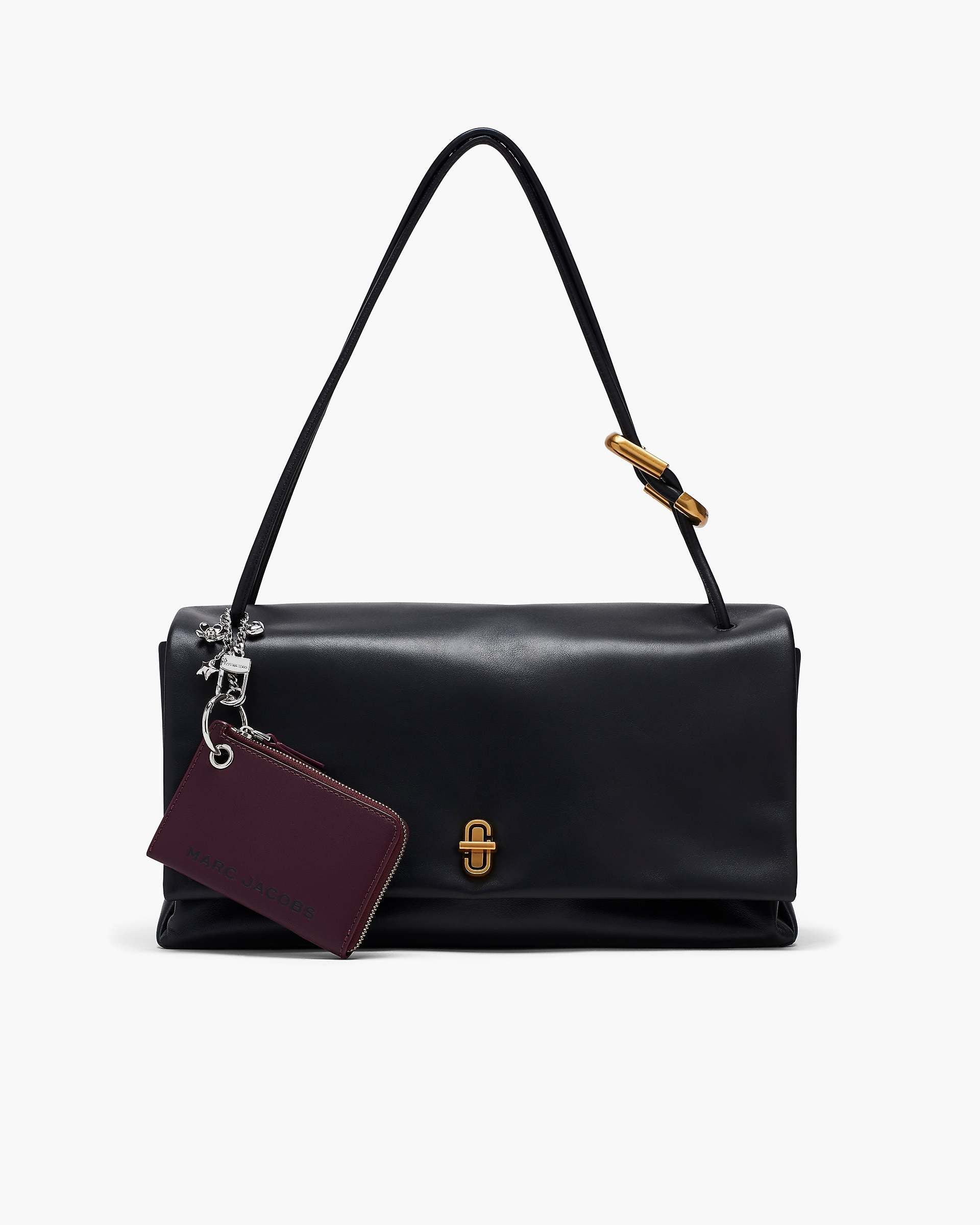 Marc Jacobs Marc Jacobs The Top Zip Charm Wallet Dark Plum Dark Plum