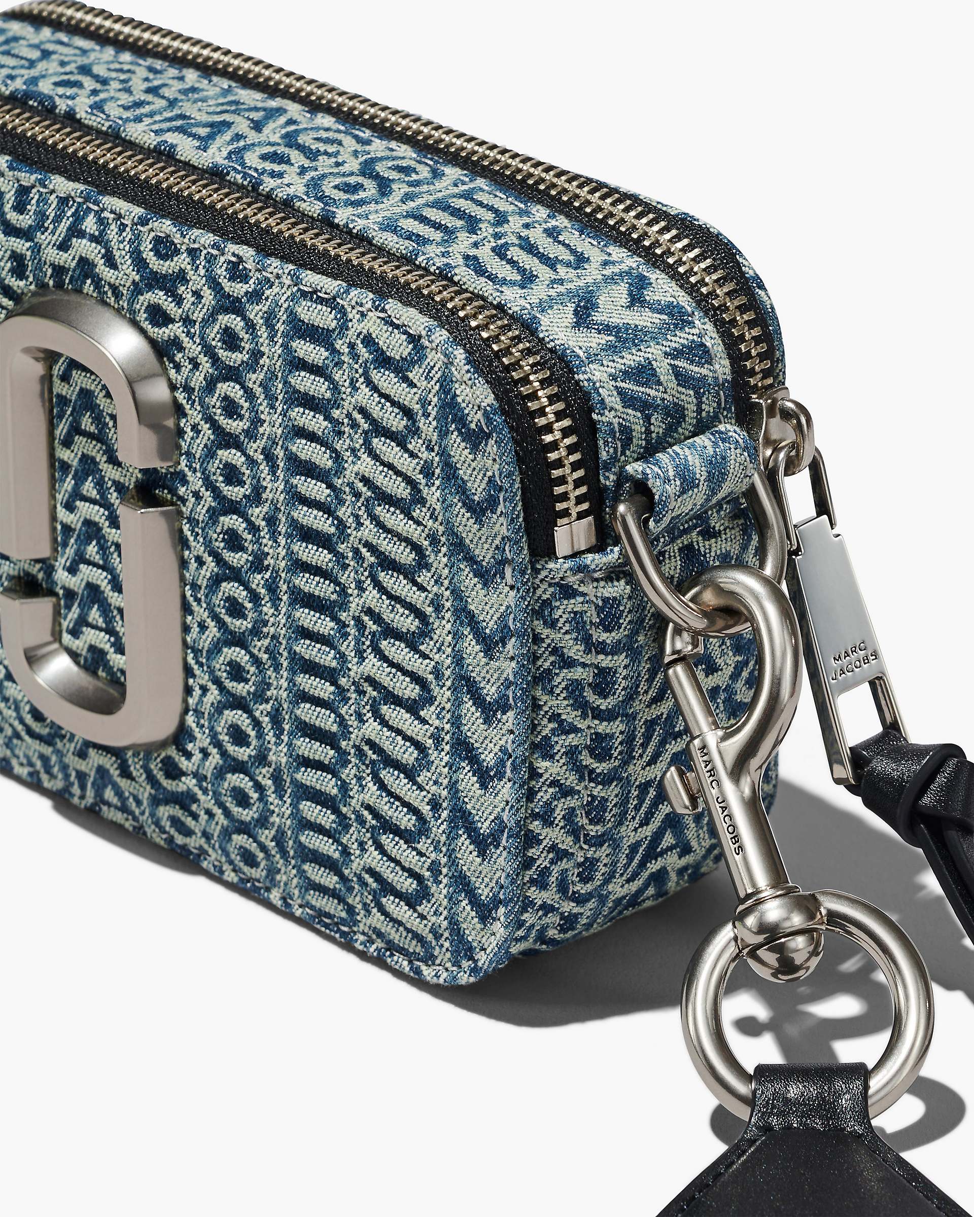 Marc Jacobs Marc Jacobs The Washed Monogram Denim Snapshot Sun Faded Denim Sun Faded Denim