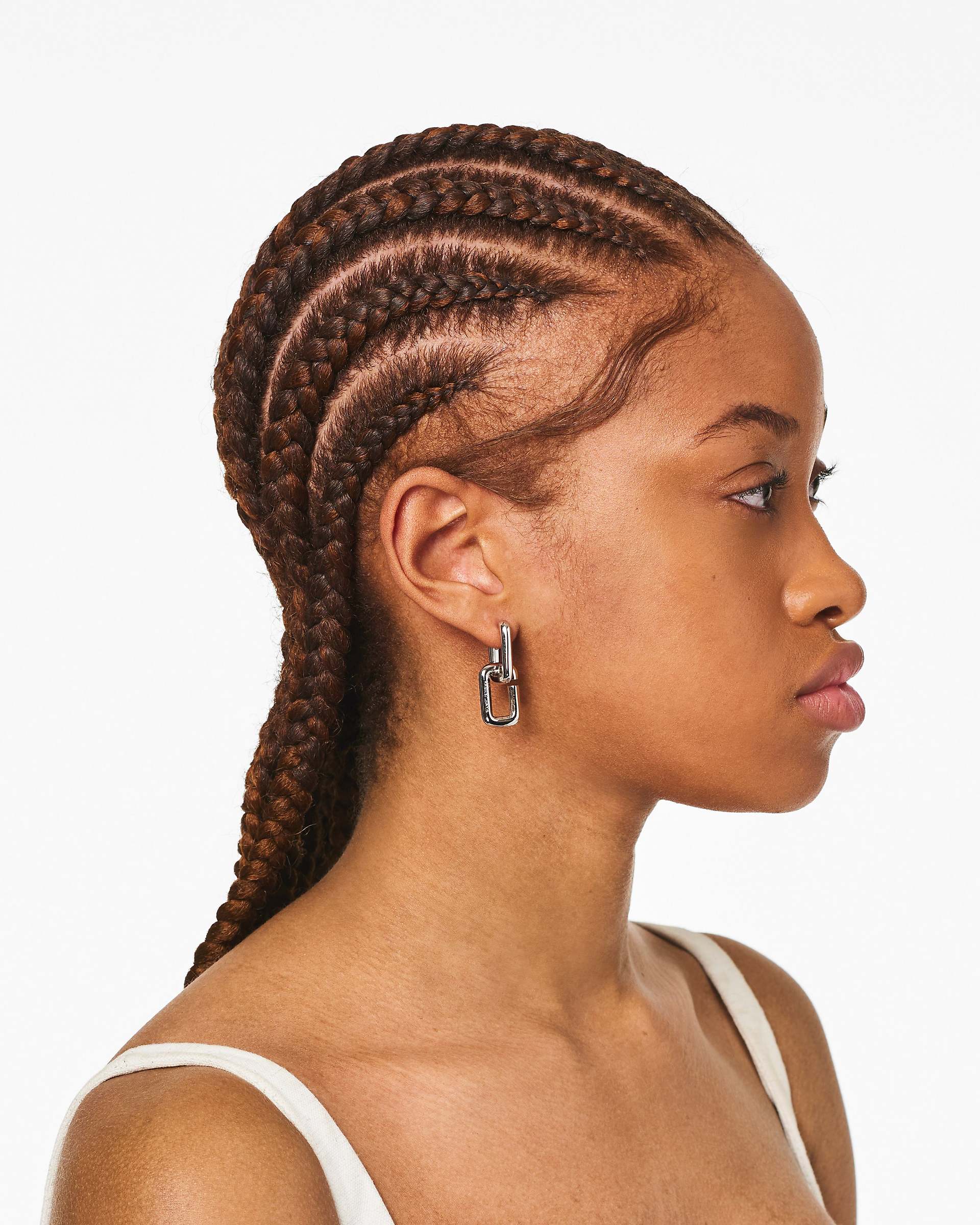 Marc Jacobs Marc Jacobs The J Marc Chain Link Earrings Silver Silver