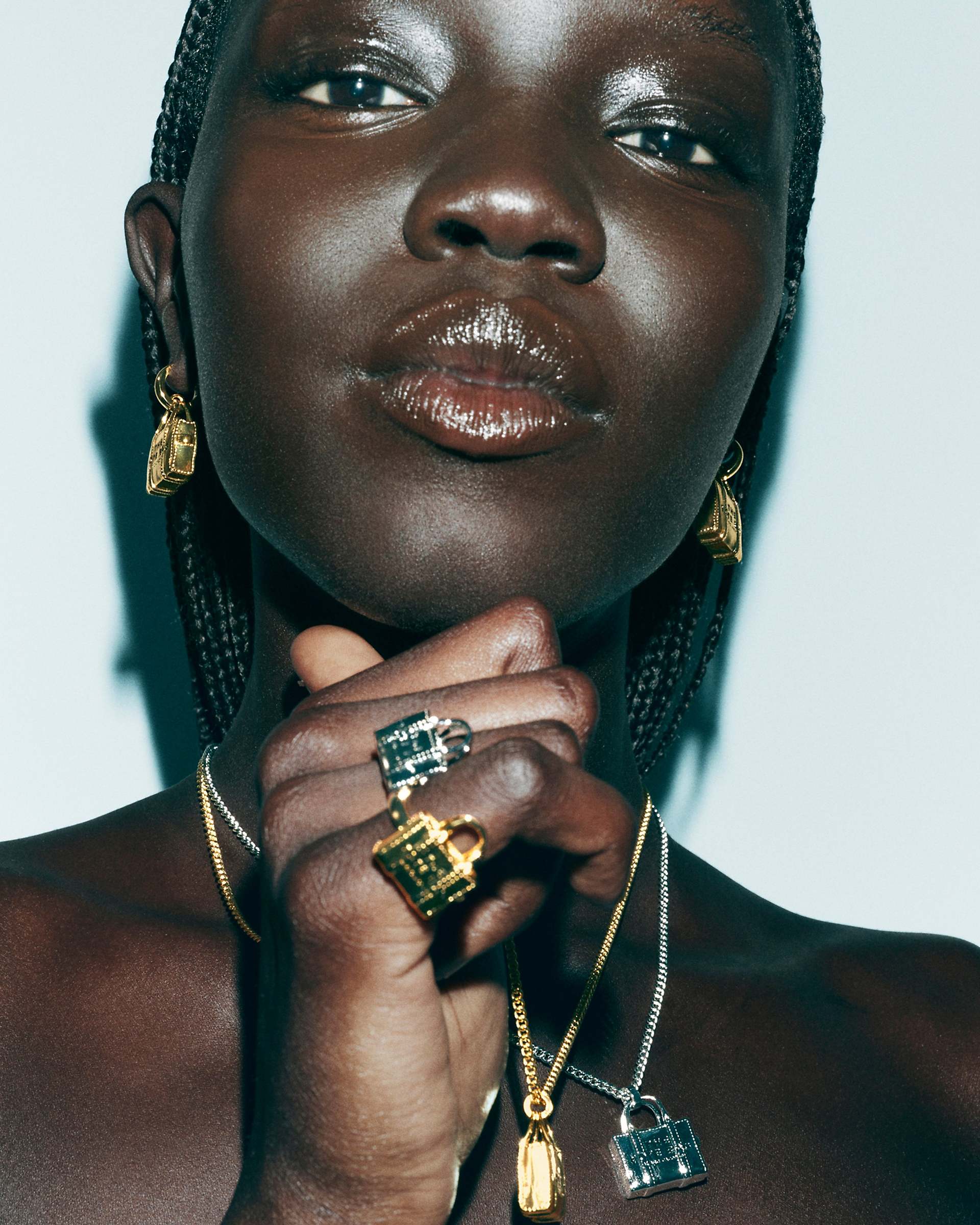 Marc Jacobs Marc Jacobs The Tote Bag Necklace Antique Rose Gold Antique Rose Gold