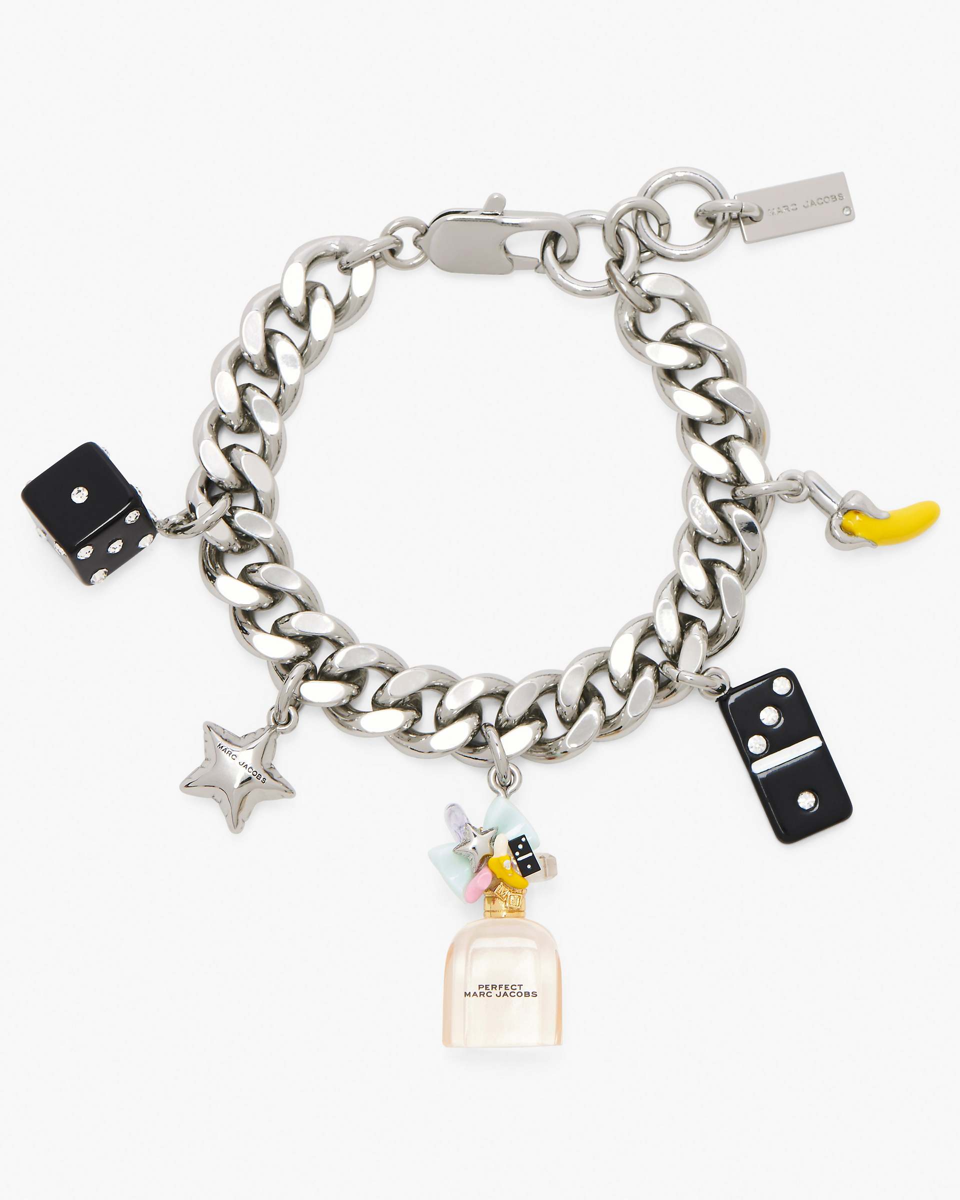 Marc Jacobs Marc Jacobs Perfect Charm Bracelet Silver/Pink Multi Silver/pink Multi