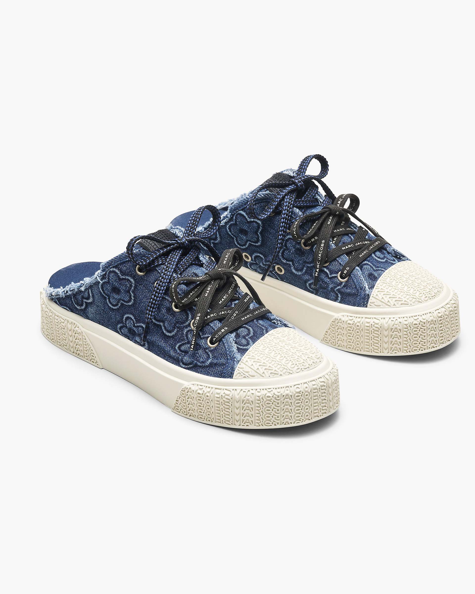 Marc Jacobs Marc Jacobs The Puffy Daisy Denim Sneaker Mule Medium Wash Indigo Medium Wash Indigo